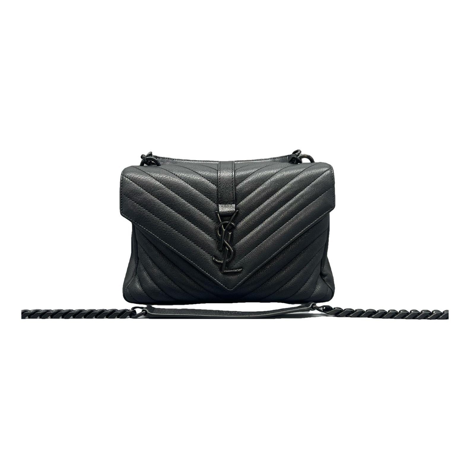 Collége monogramme leather handbag