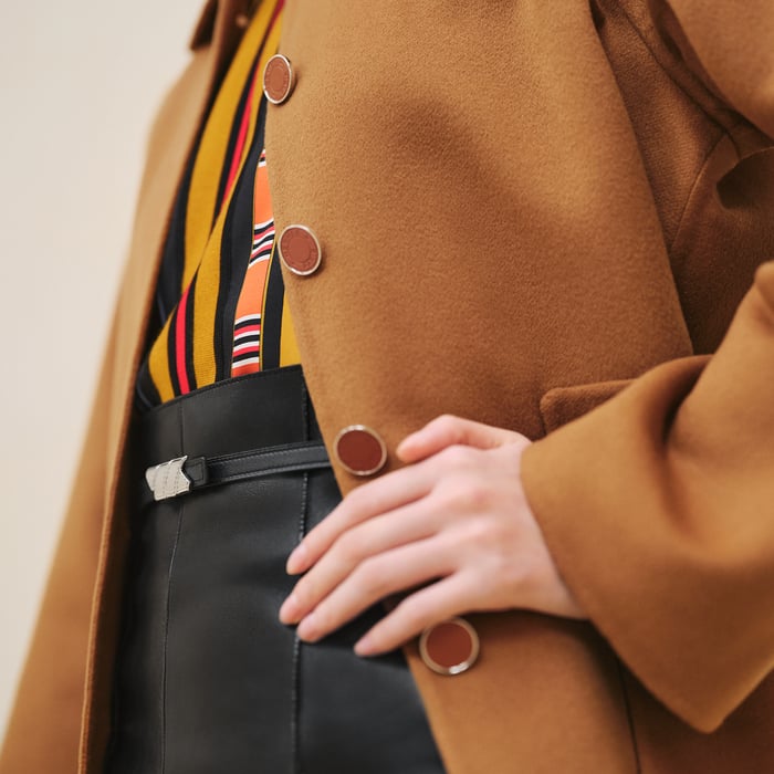 Marron Caramel Cashmere Jacket