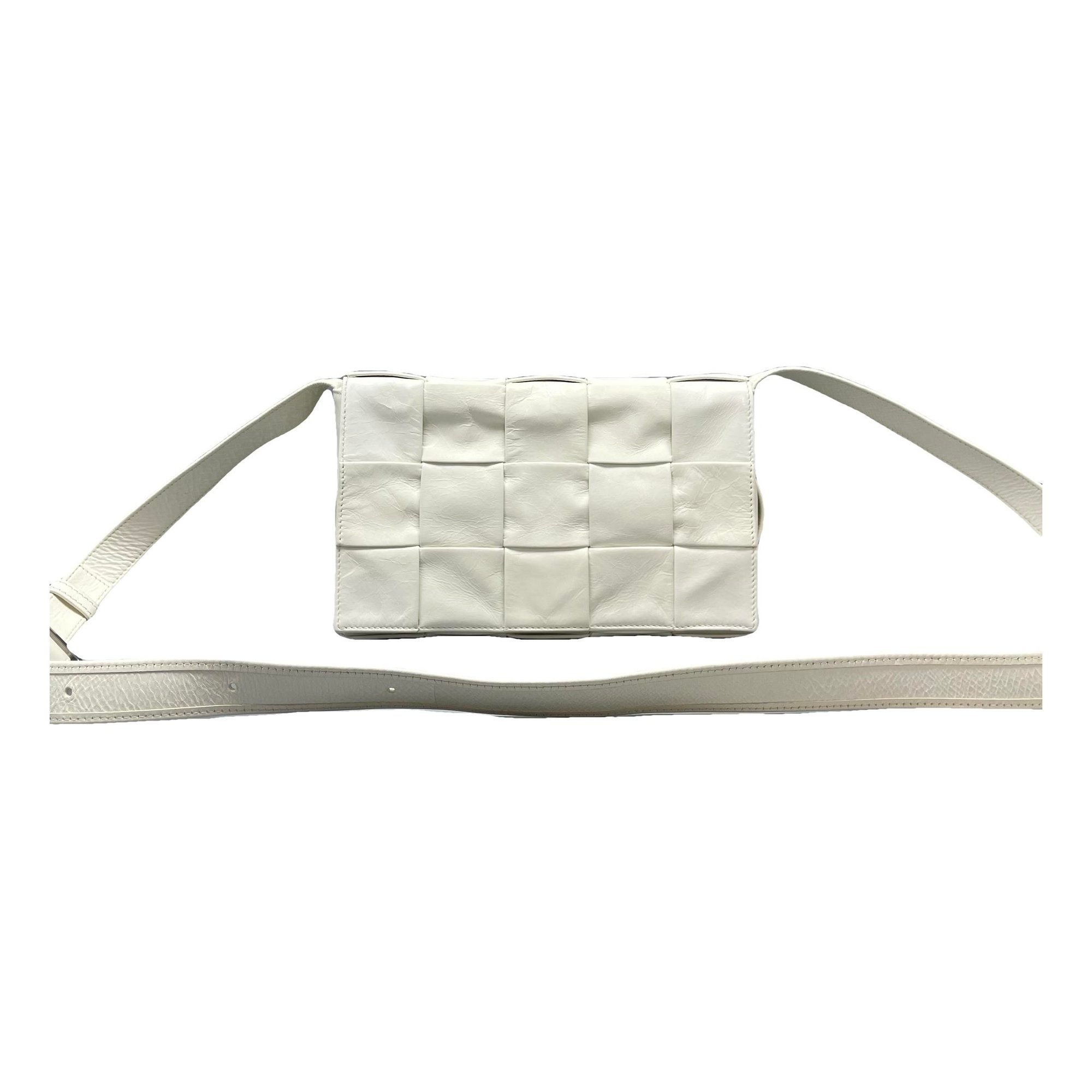 Cassette leather handbag