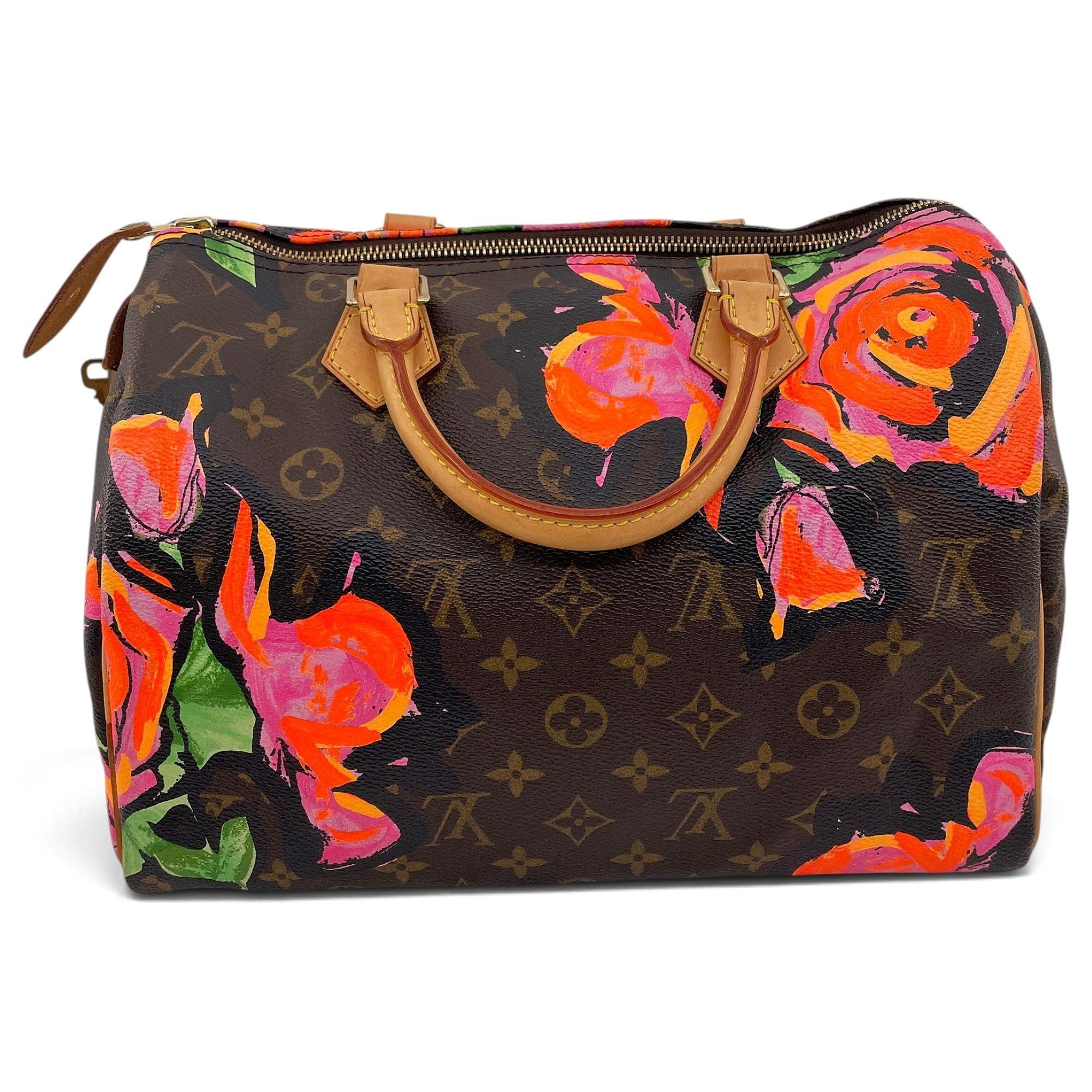 Speedy leather handbag