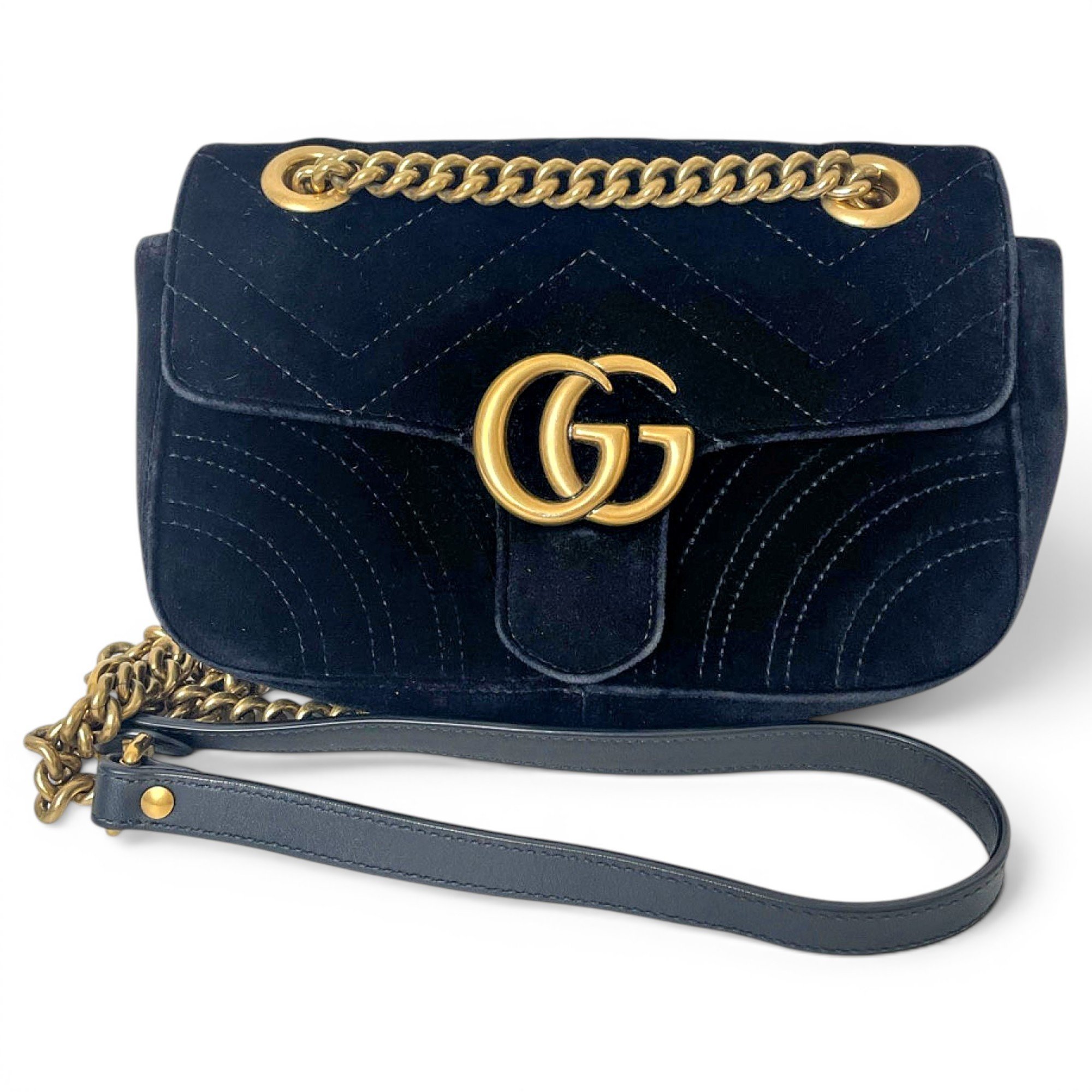 GG Marmont velvet handbag