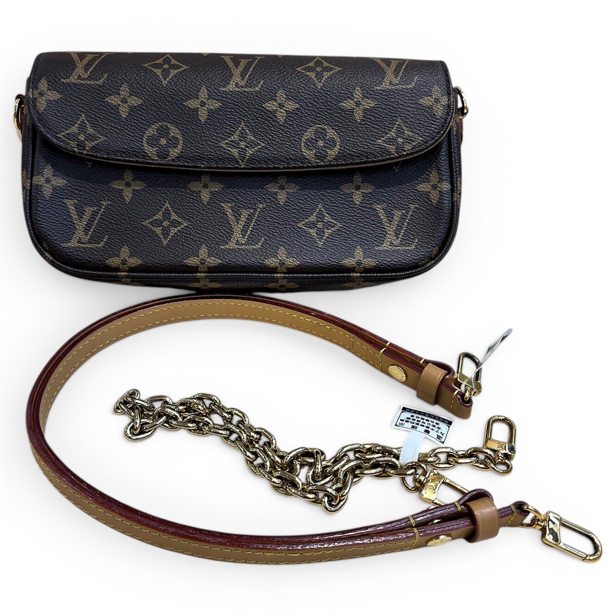 Chaîne Flore leather handbag
