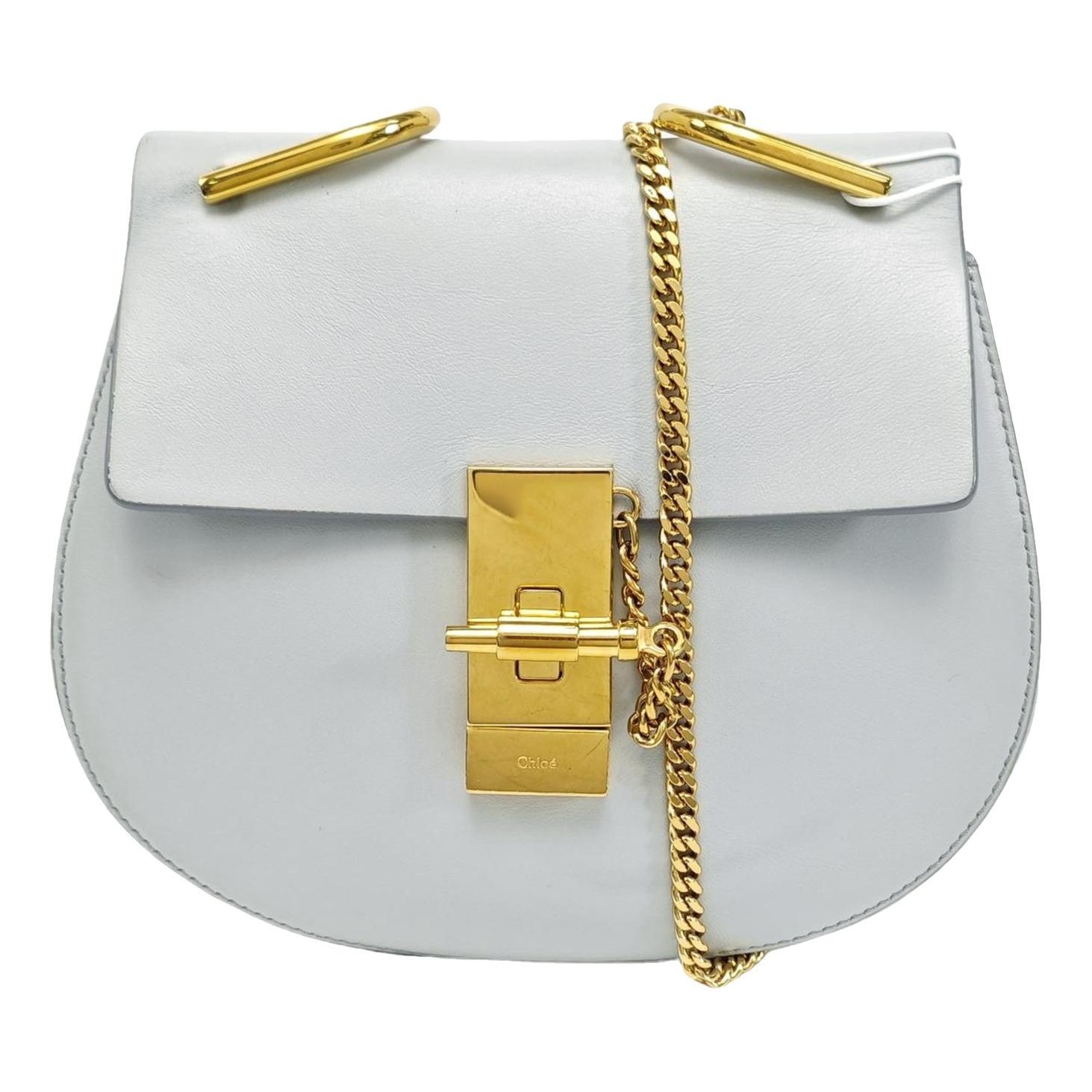 Drew leather handbag