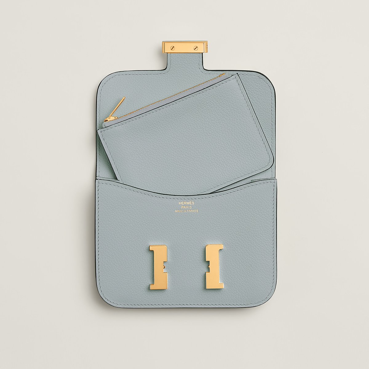 Bleu Glacier Constance Slim Wallet