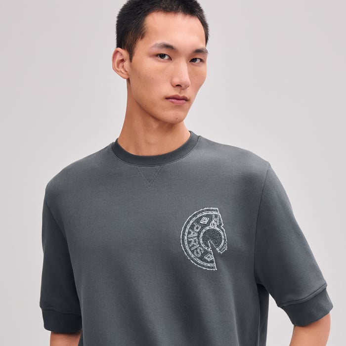 오라쥬 Clou De Selle 디테일 장식 티셔츠