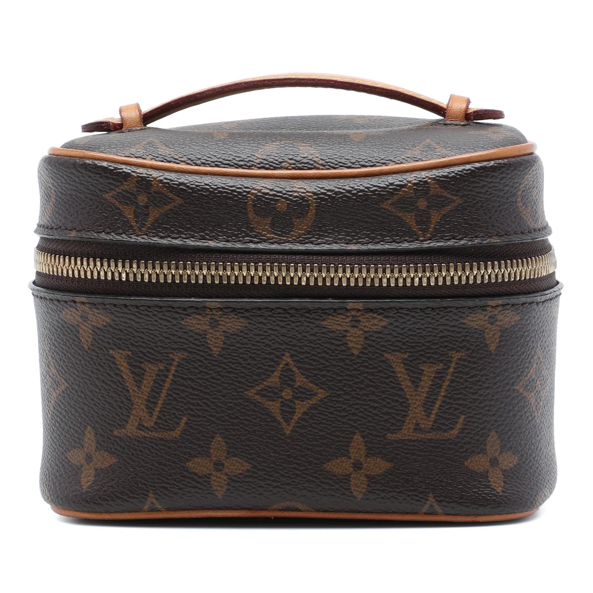 Vanity leather handbag