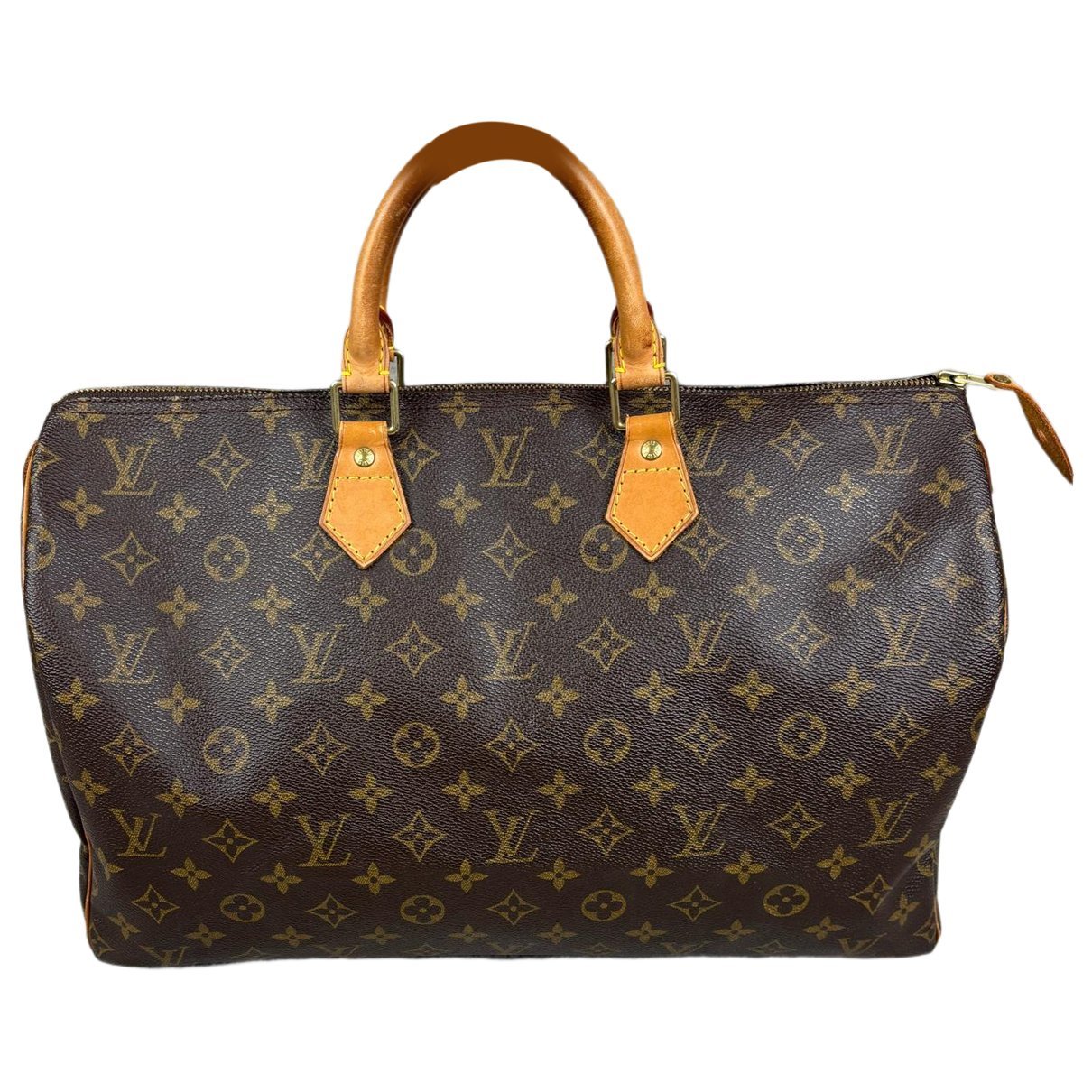 Speedy leather handbag
