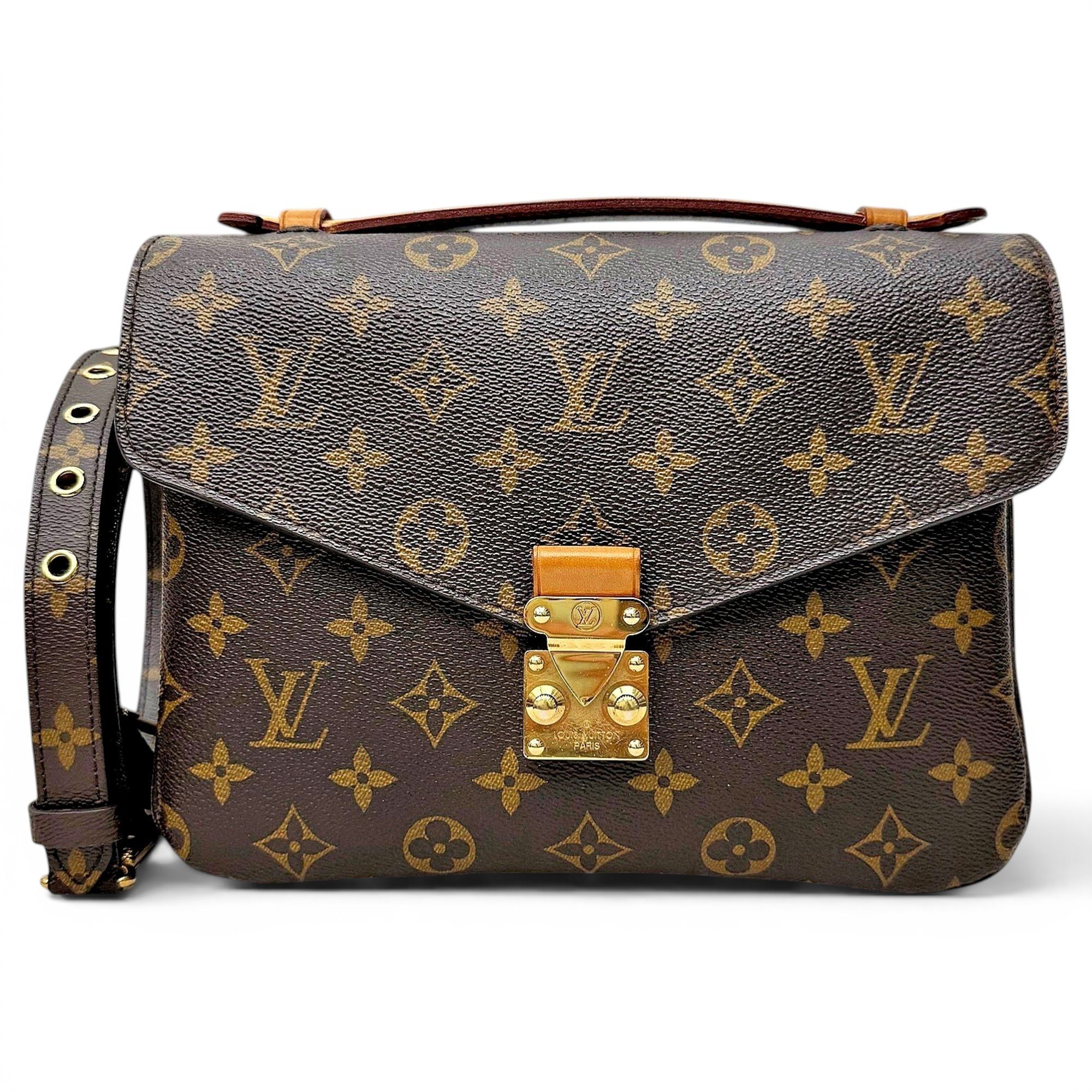 Metis leather handbag