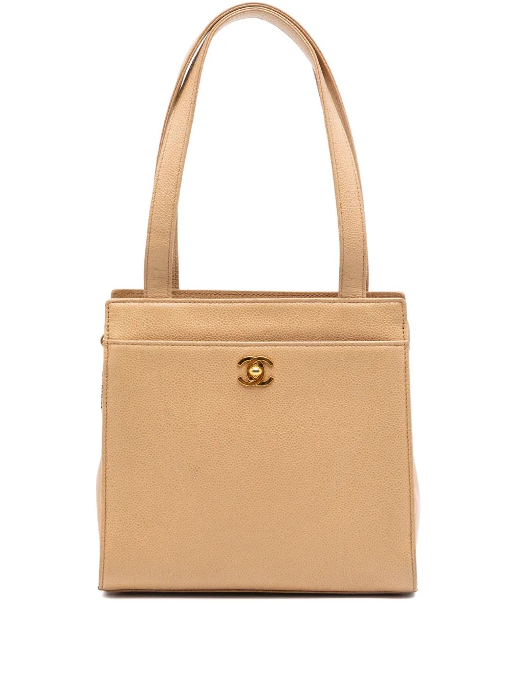 1997-1999 CC Caviar Turn Lock tote bag