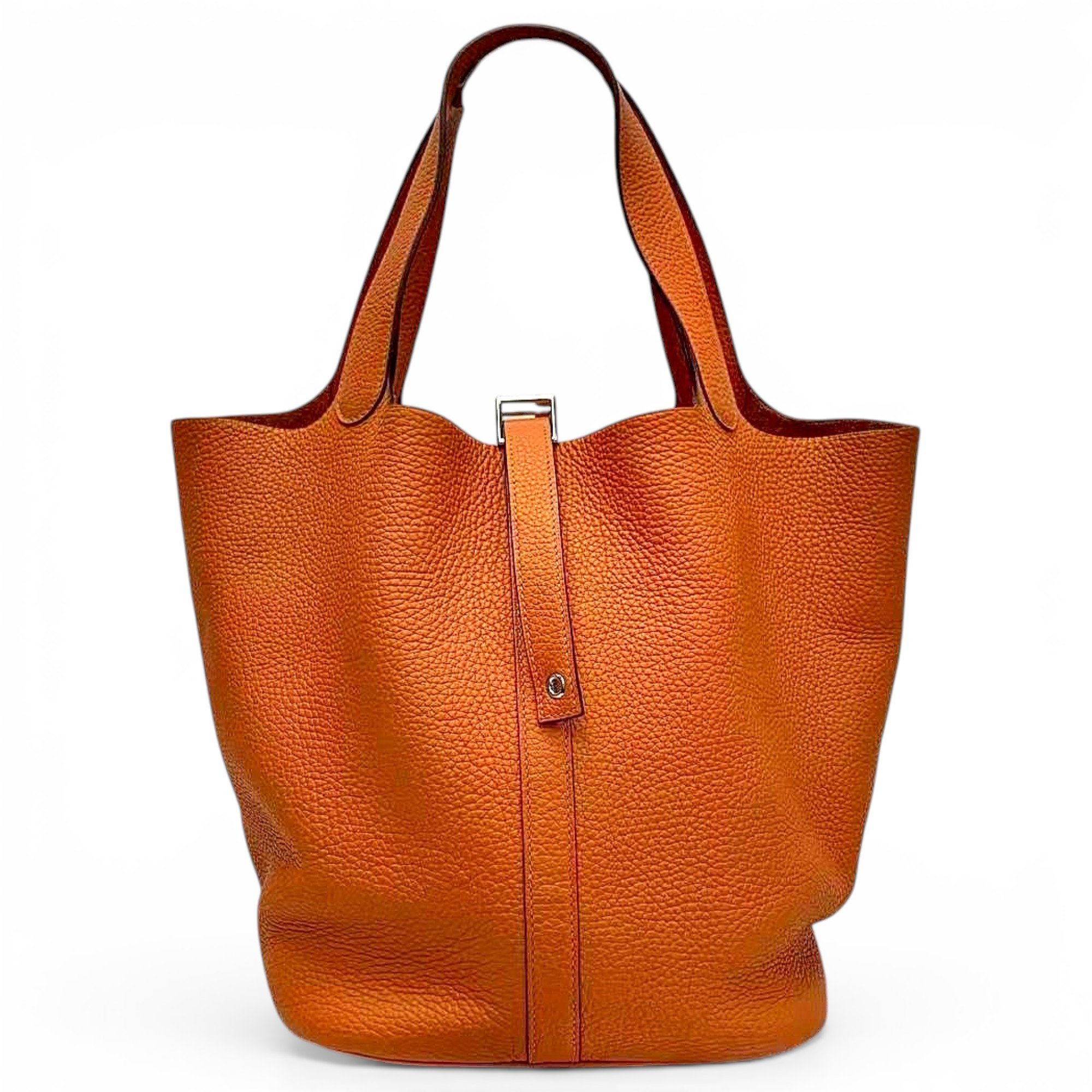 Picotin leather handbag