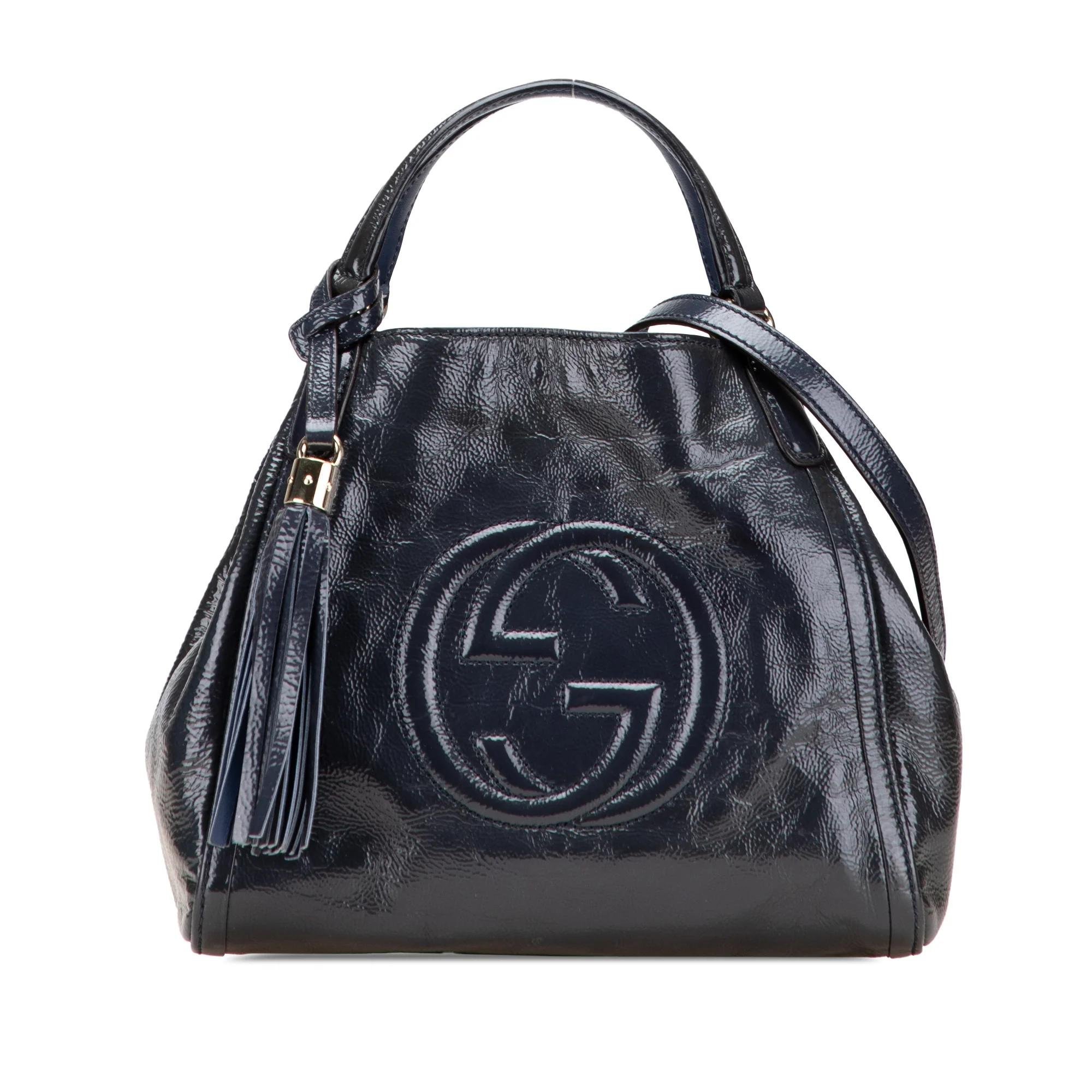 Soho patent leather handbag
