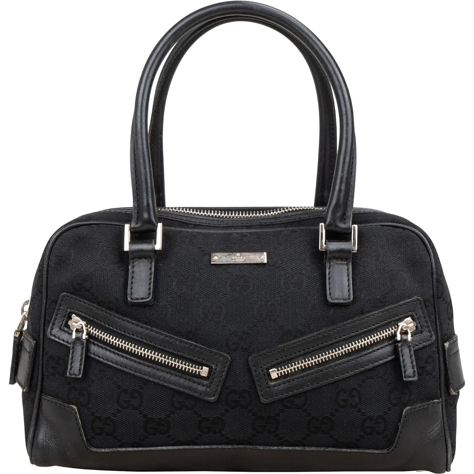 Boston leather handbag