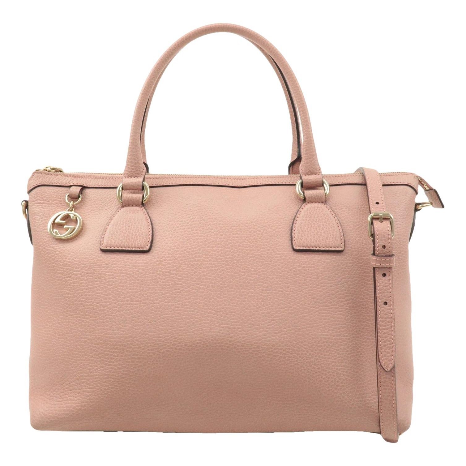 Leather tote