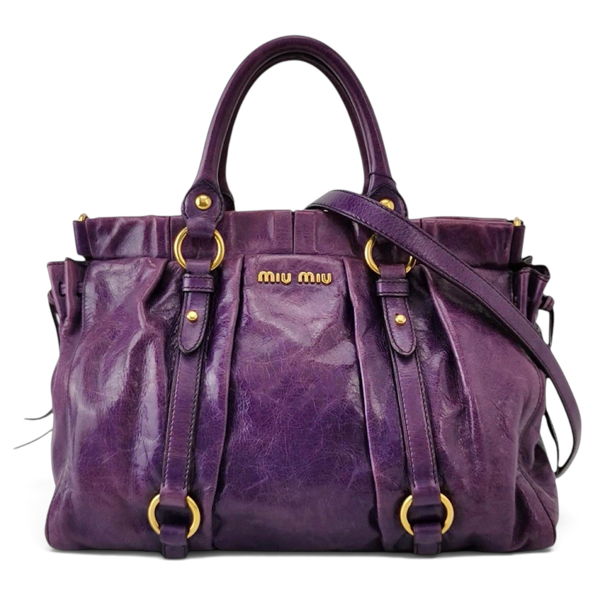Vitello leather handbag