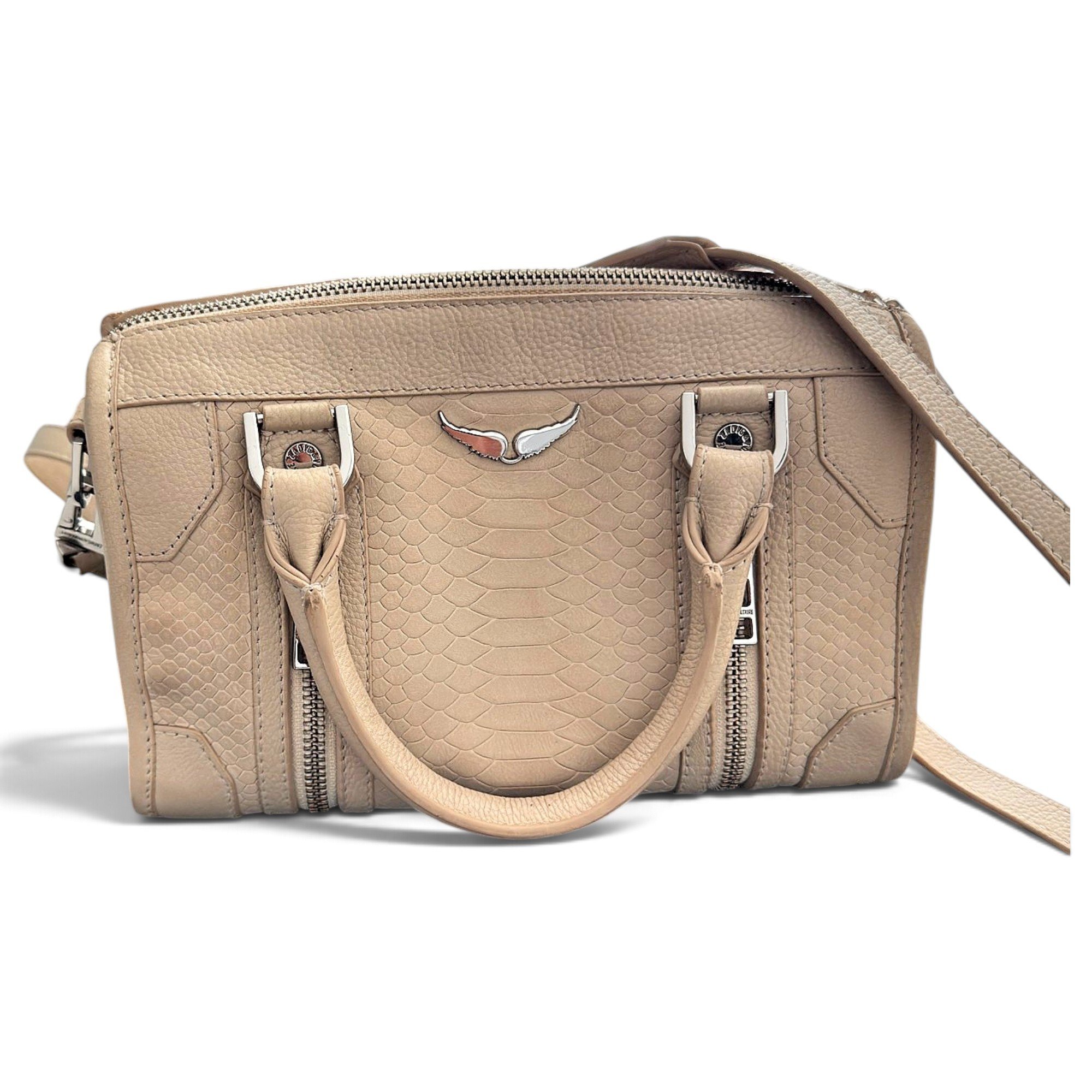 Sunny leather bowling bag