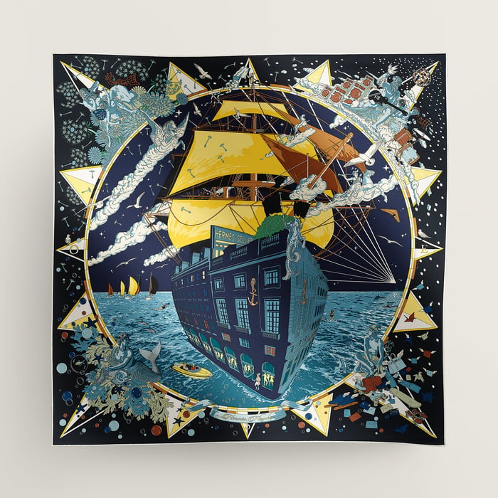 Hermès Flagship Scarf 90