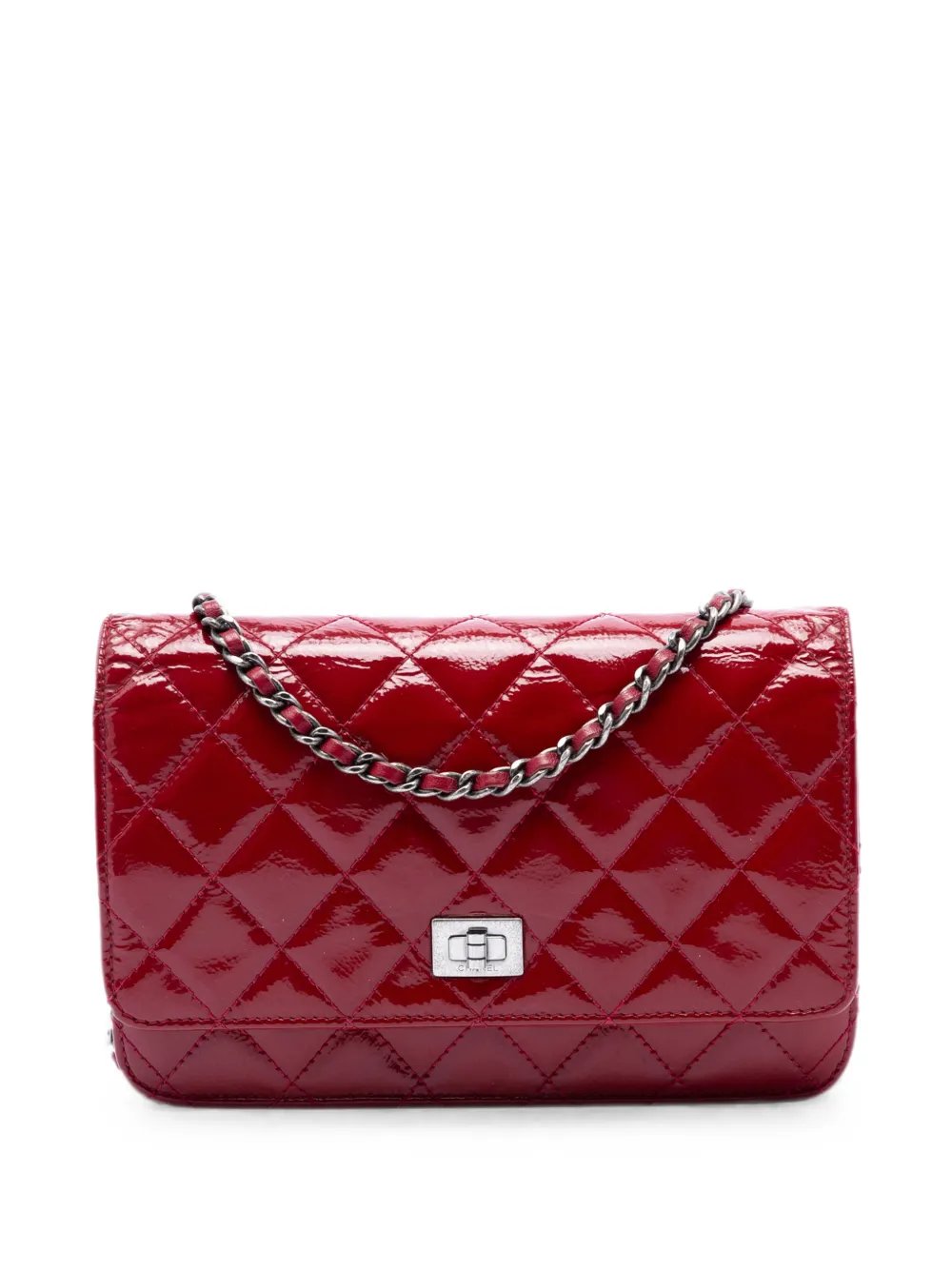 2009-2010 Quilted Patent Reissue 2.55 Wallet On Chain crossbody bag