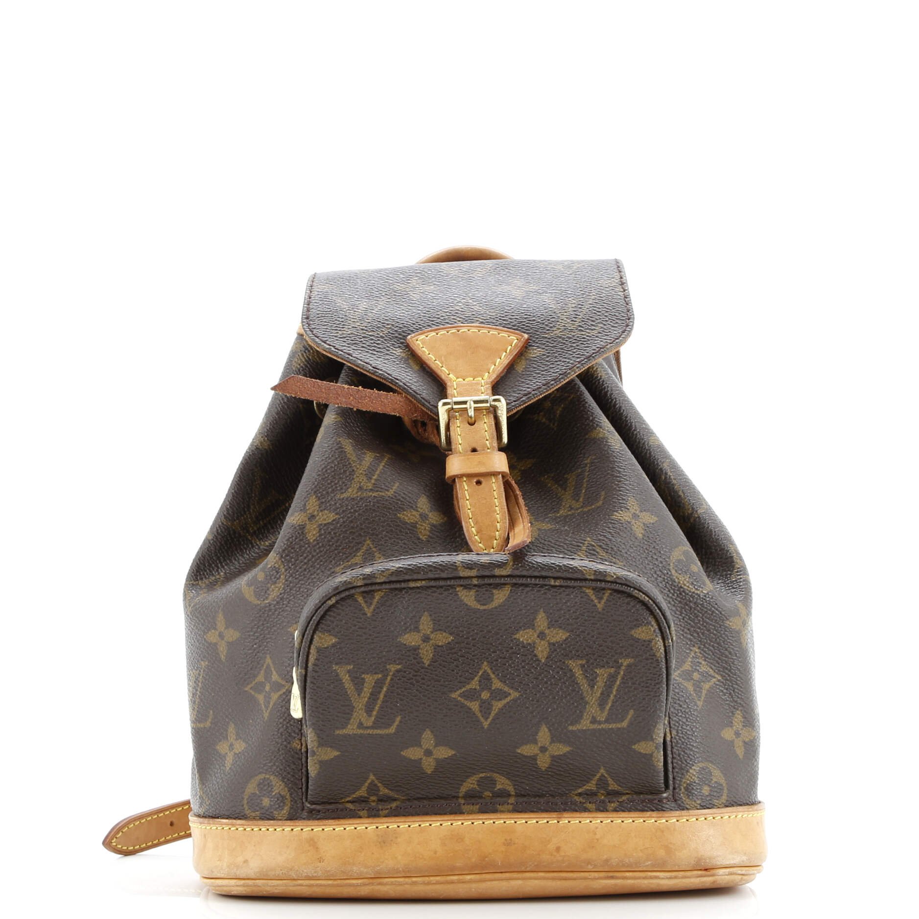 Louis Vuitton Vintage Montsouris Backpack Monogram Canvas PM