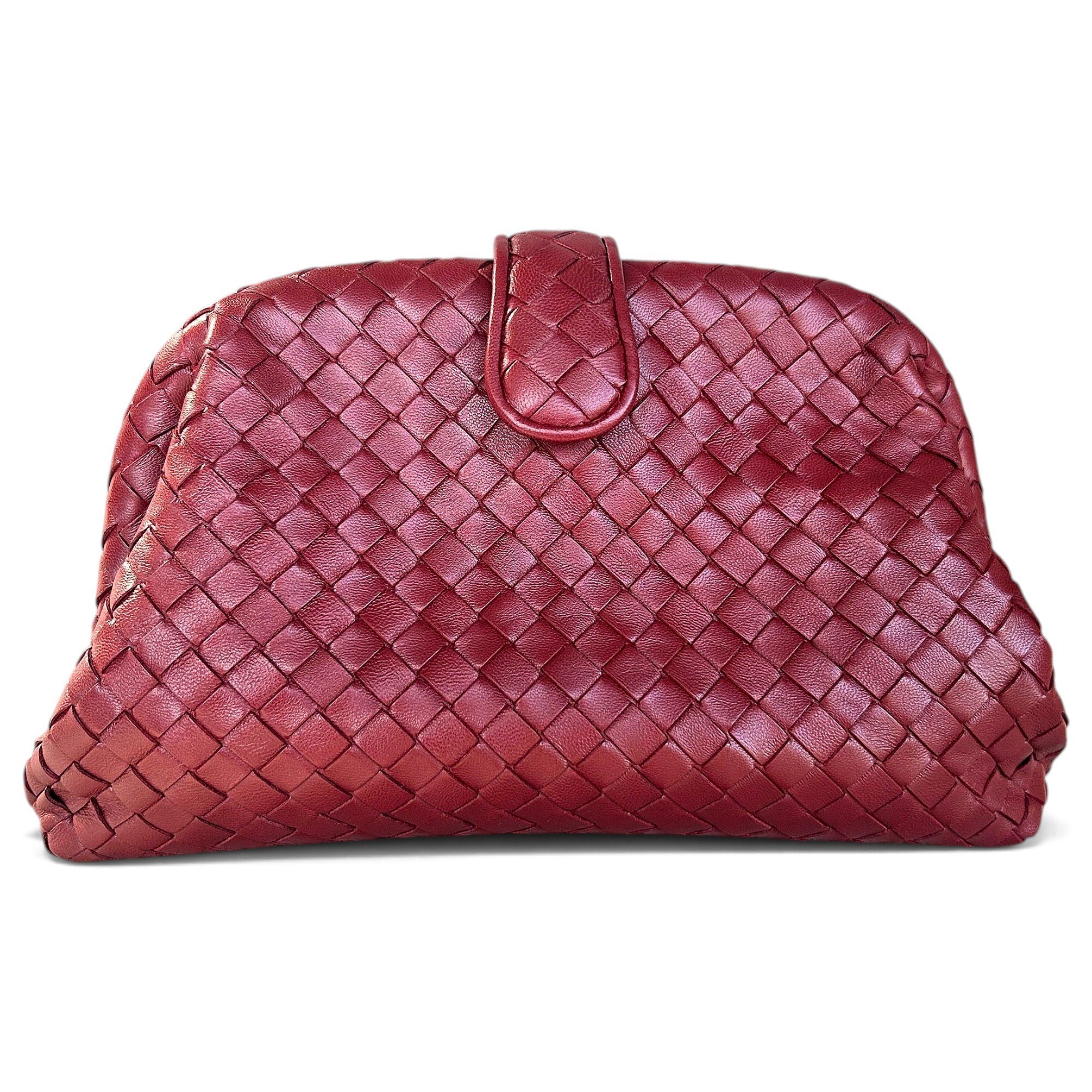 Bottega Veneta Lauren 1980 leather clutch bag