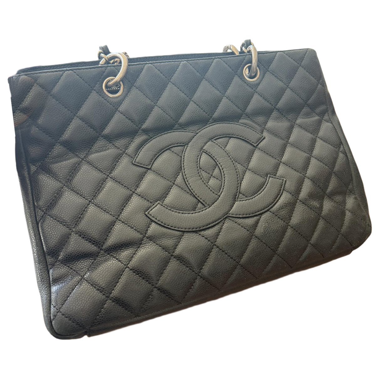 Grand shopping leather tote