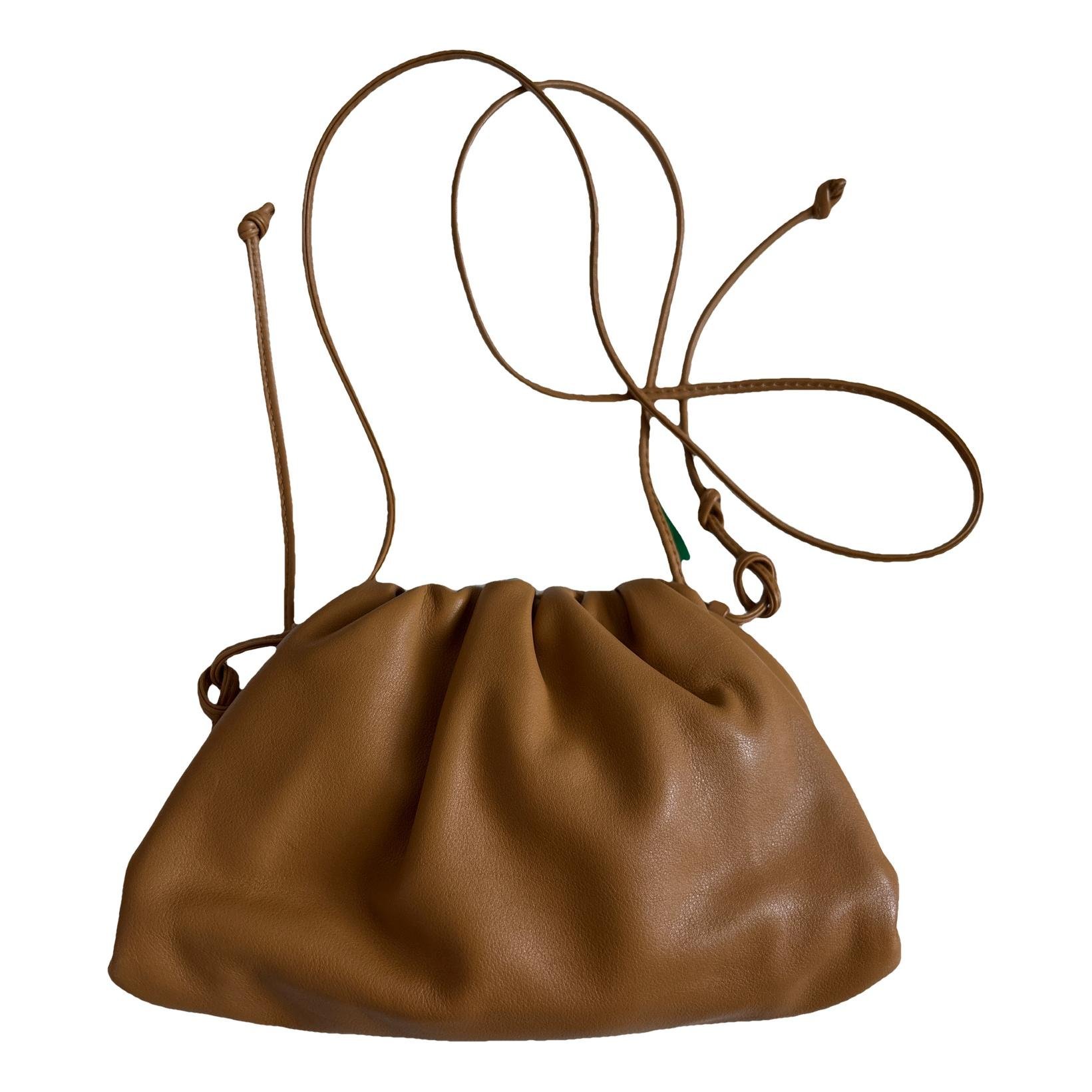 Pouch leather mini bag