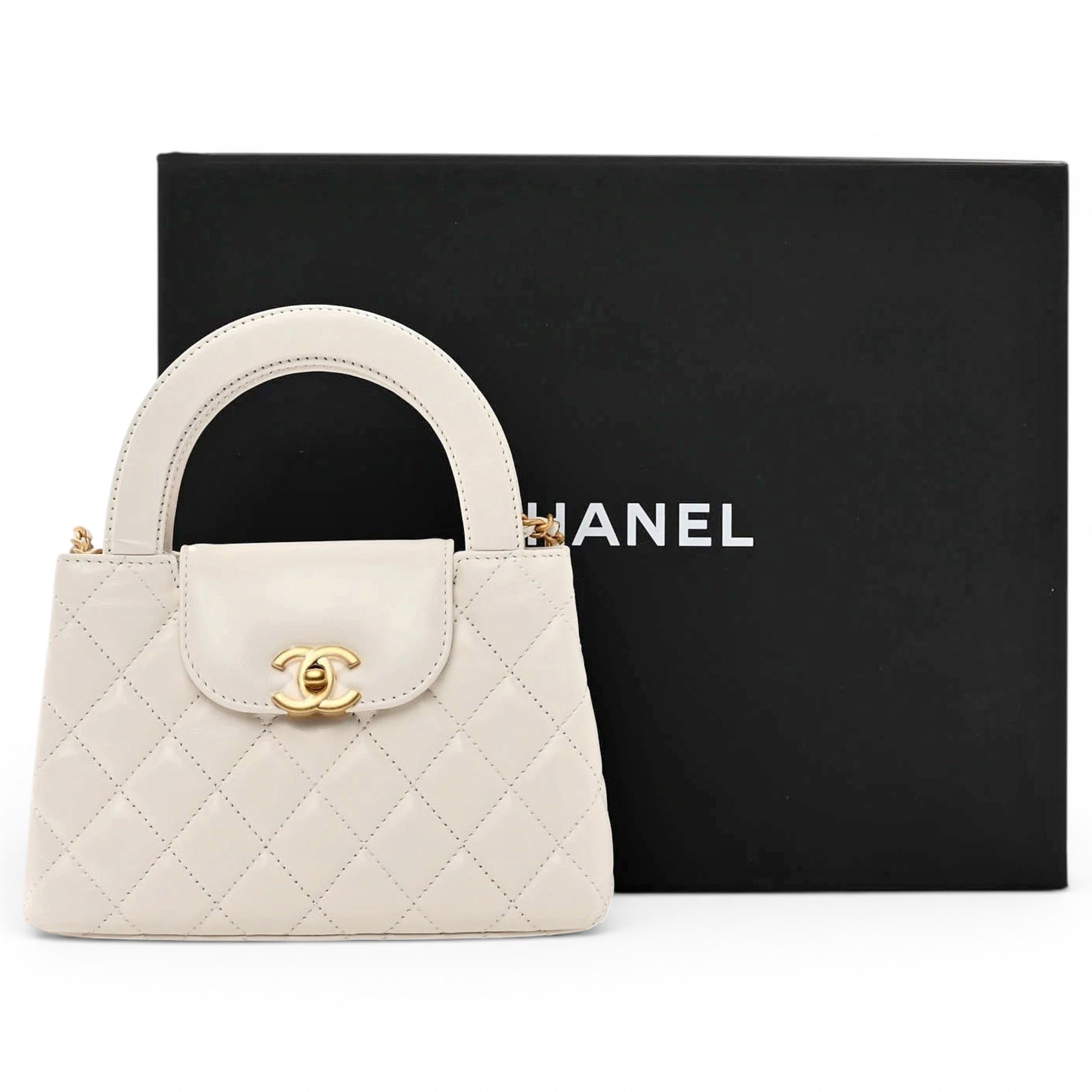 Mini Shopping leather handbag