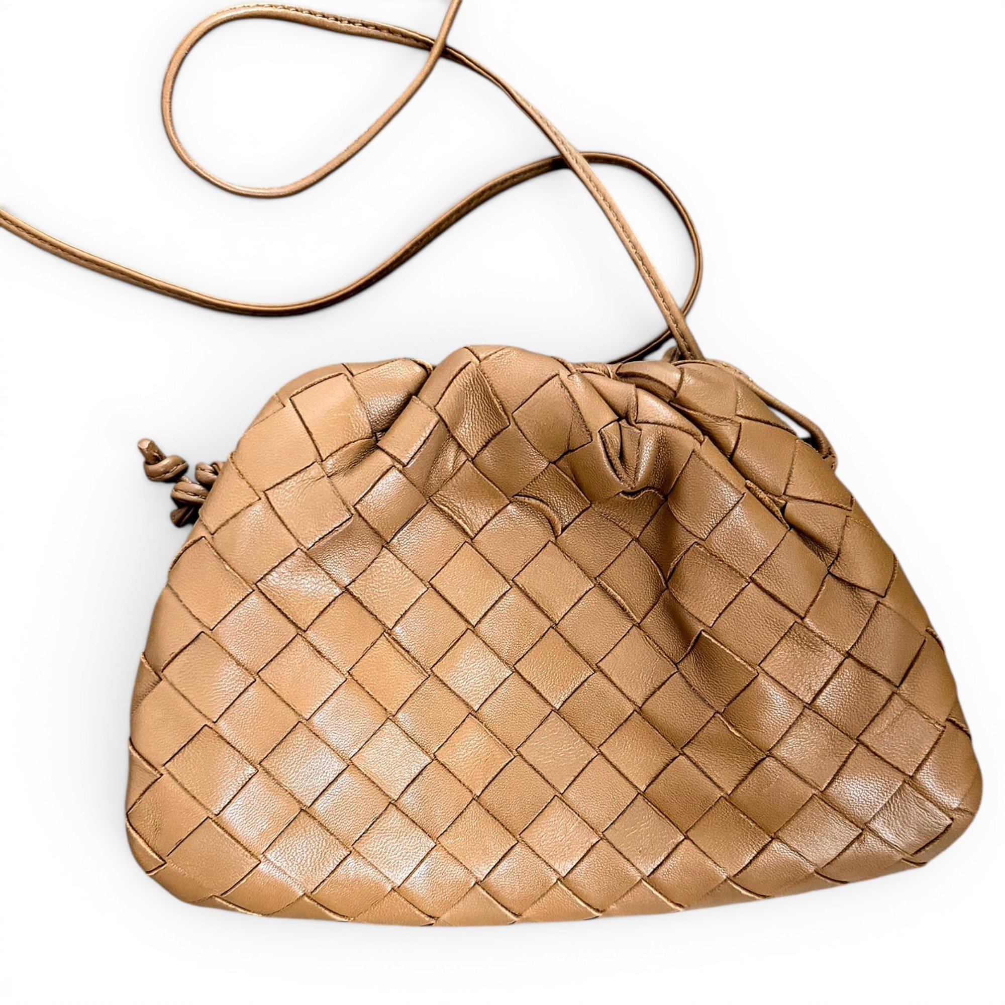 Leather clutch bag