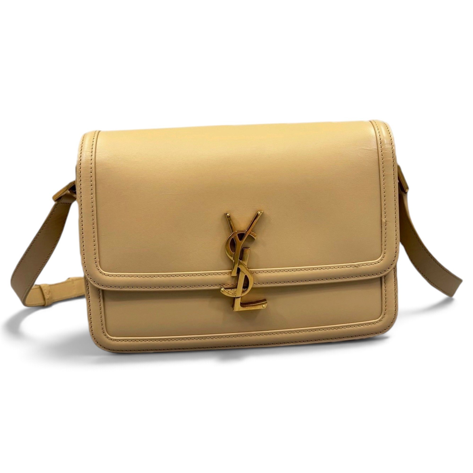 Solférino leather handbag
