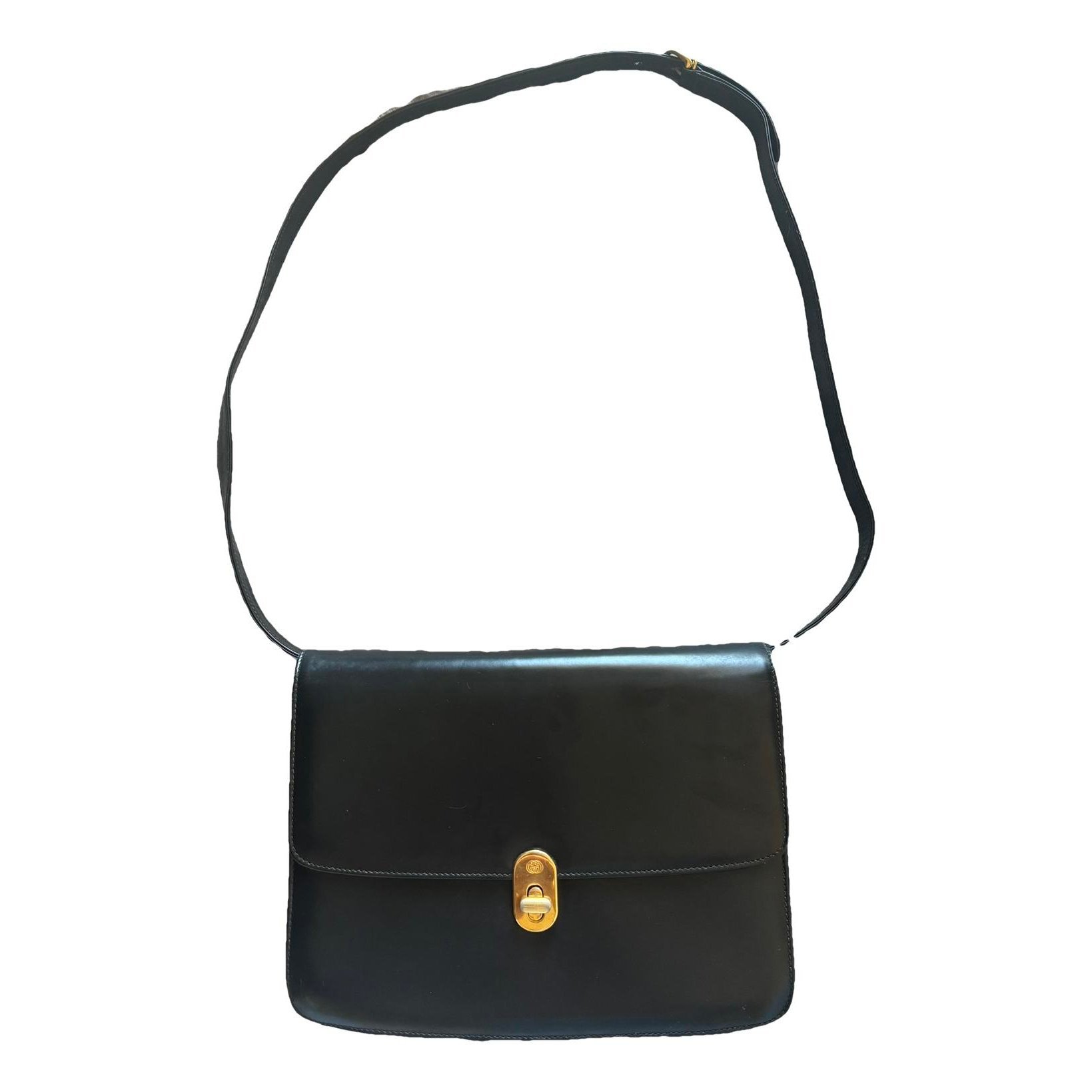 Interlocking leather bag