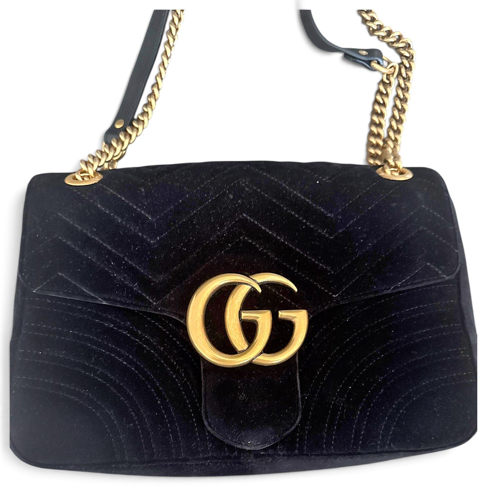 GG Marmont velvet handbag