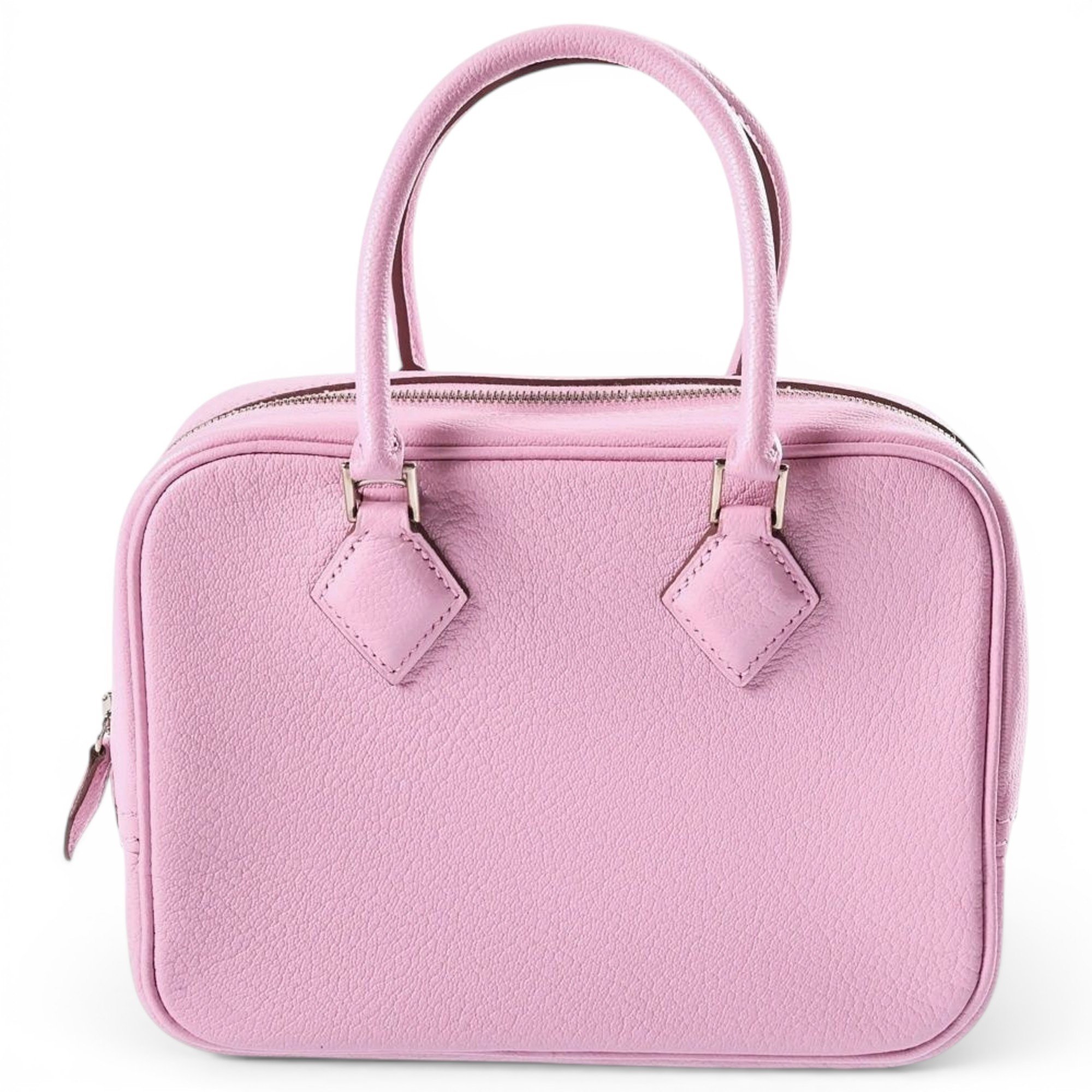 Plume leather handbag