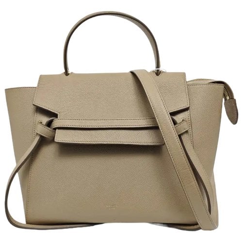 Belt leather handbag