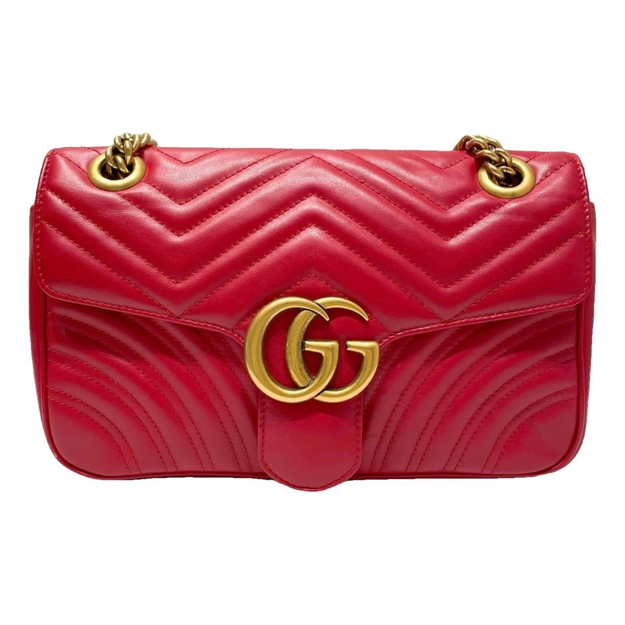 GG Marmont Flap leather handbag