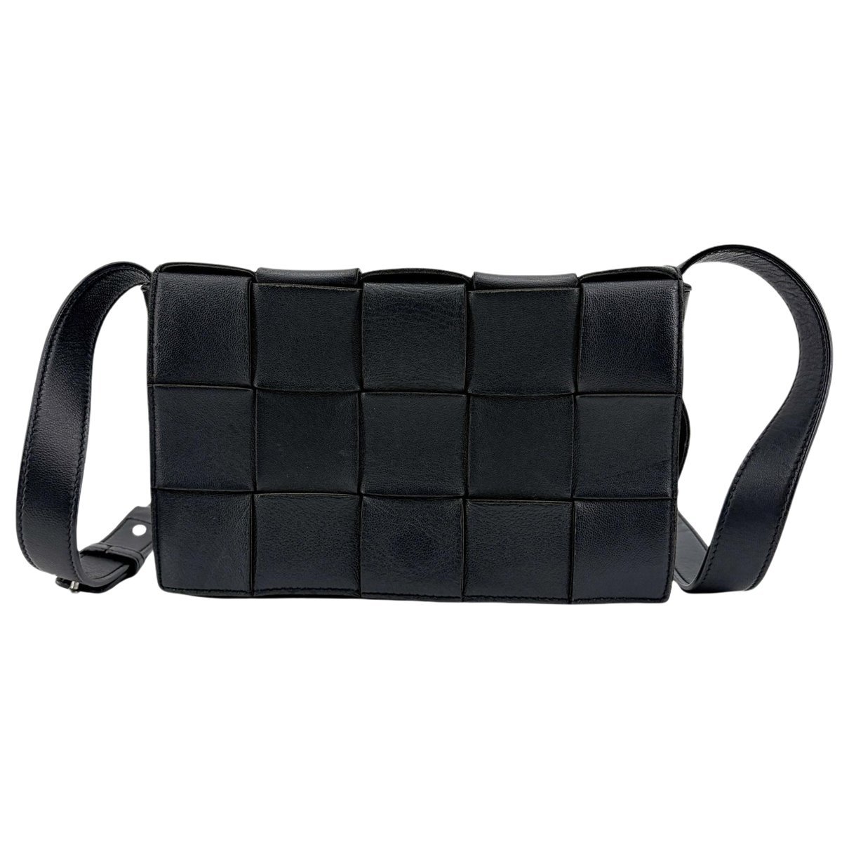 Cassette leather crossbody bag