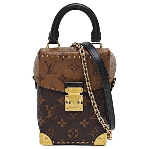 Camera Box leather handbag