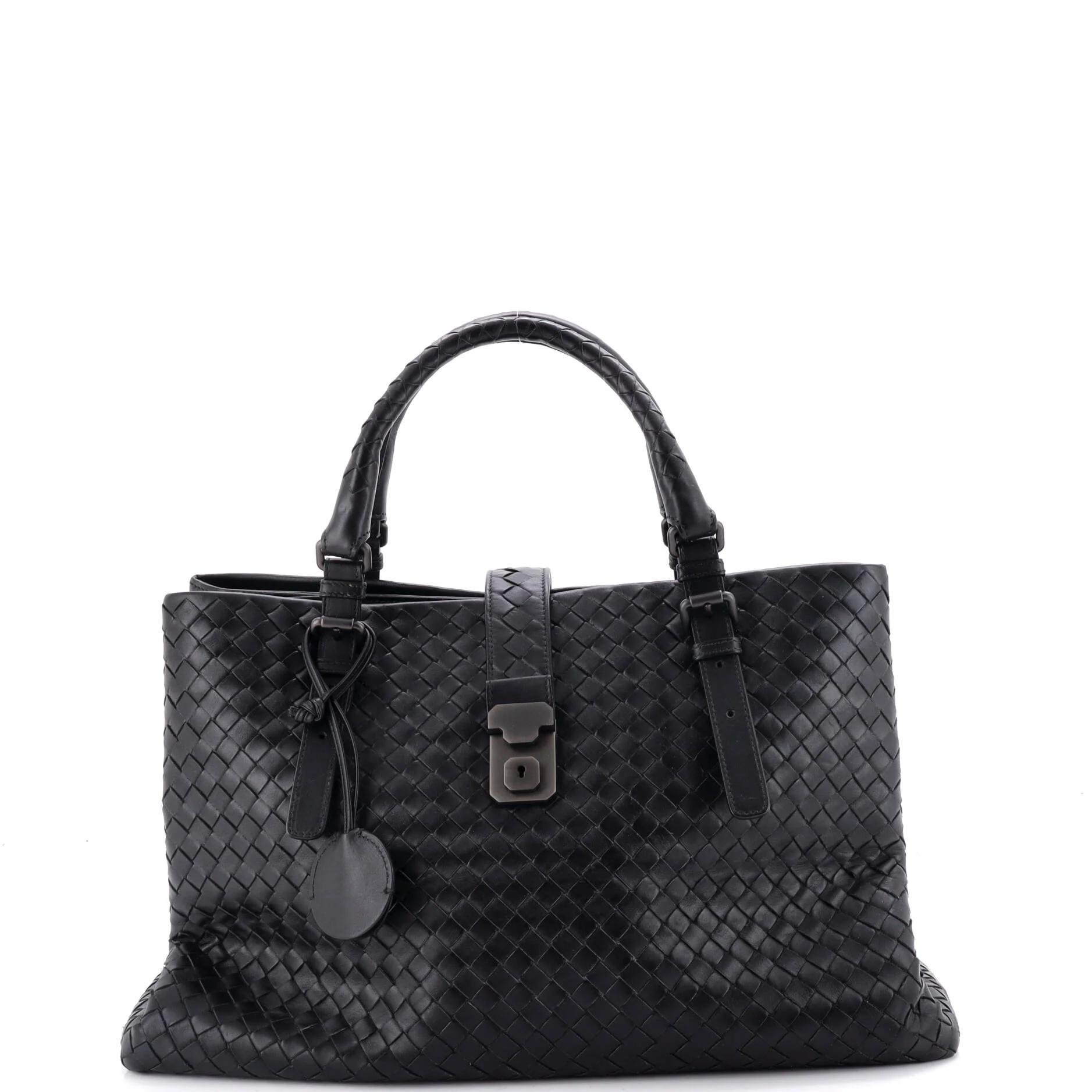 Leather tote