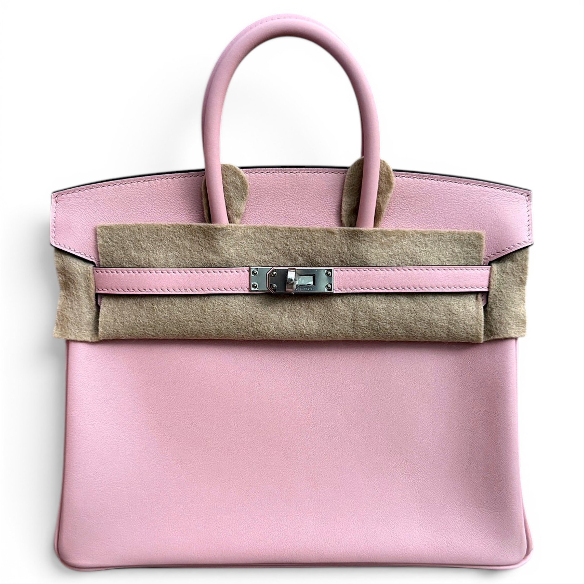 Birkin 25 leather handbag