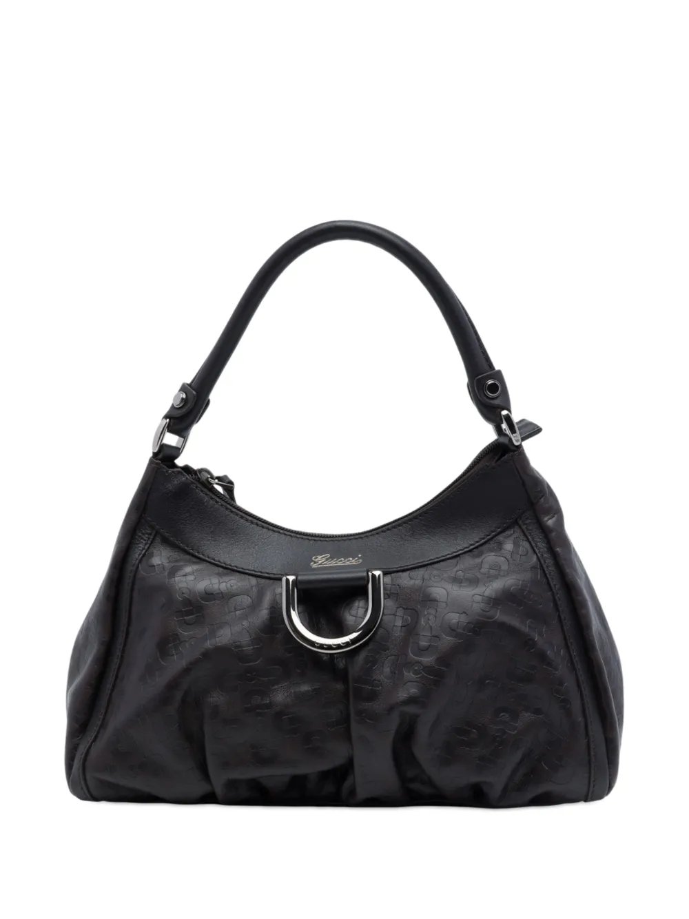 2016-2026 Horsebit Embossed Calfskin Abbey D Ring shoulder bag