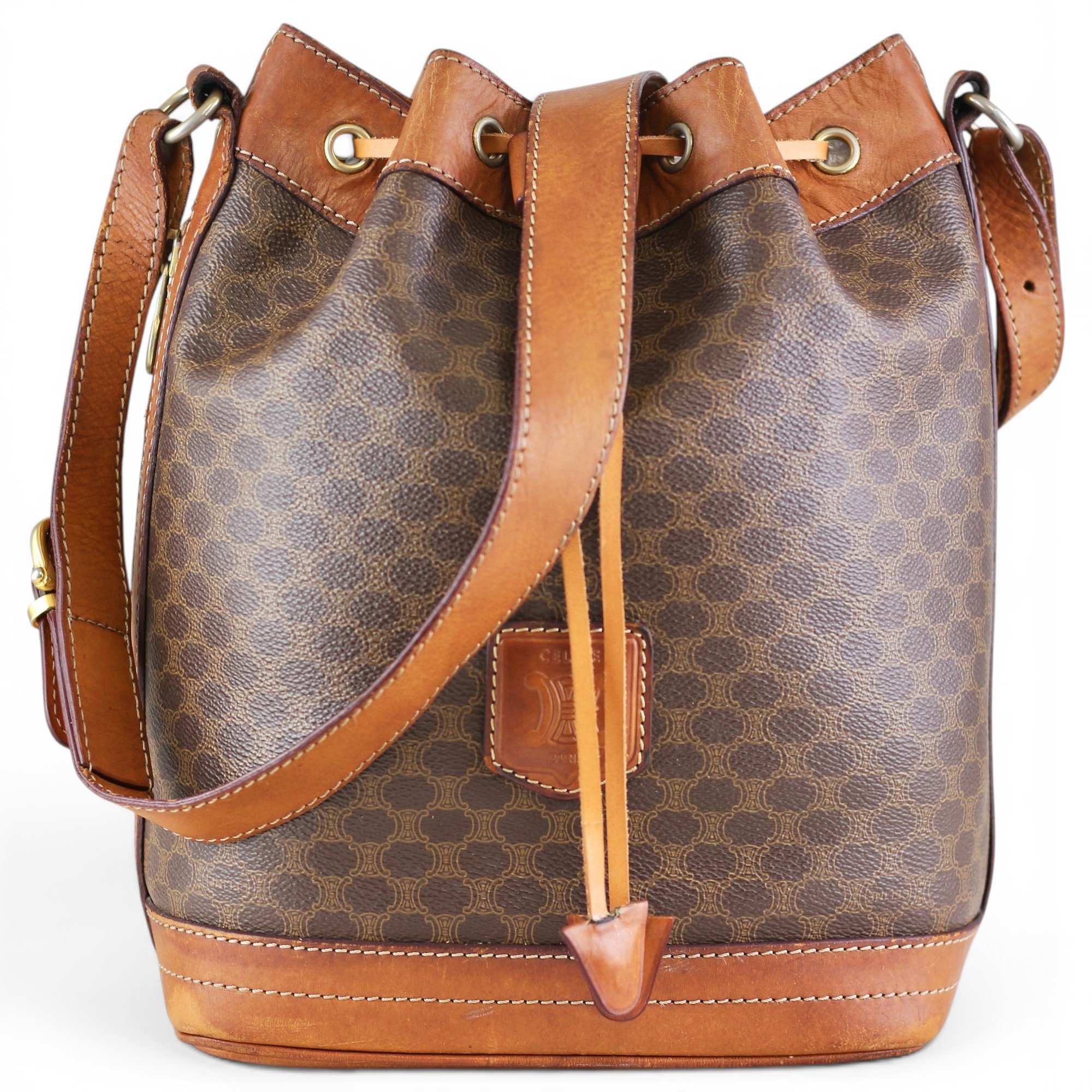 SAC SEAU leather handbag