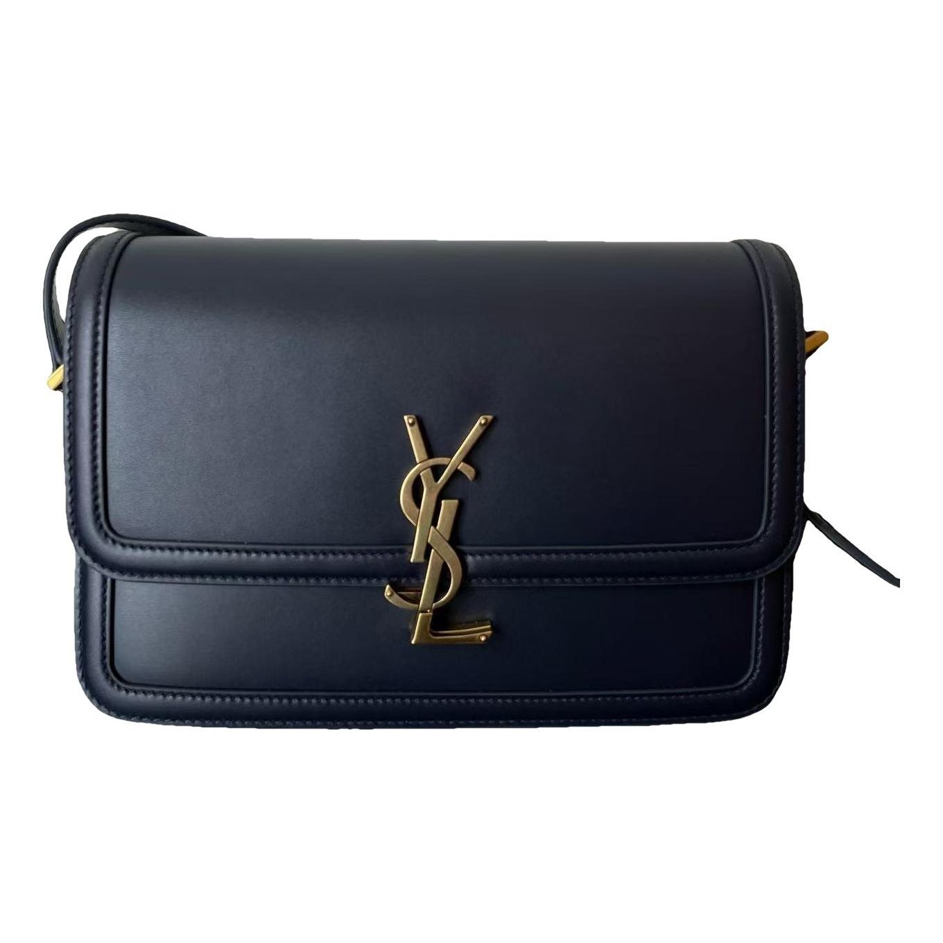 Solférino leather handbag