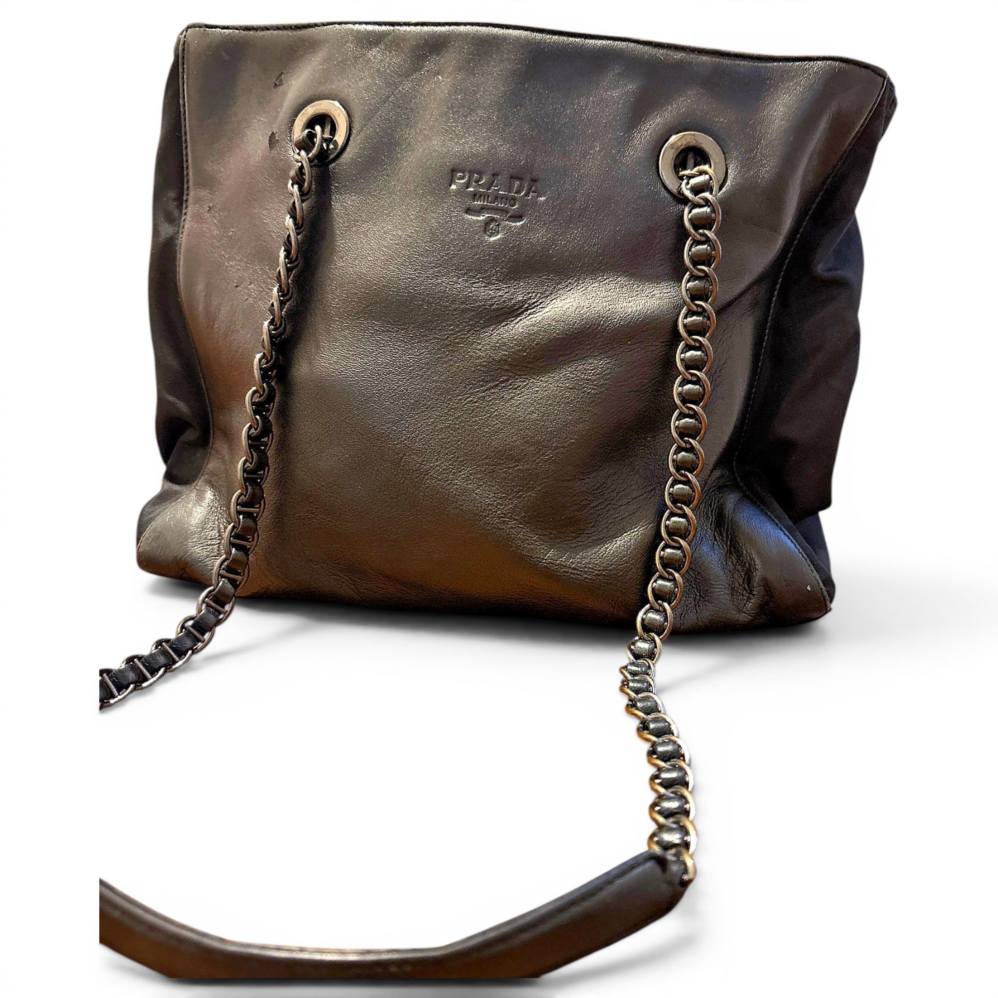 Leather handbag
