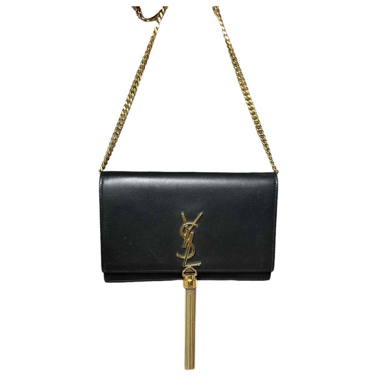 Pompom Kate leather handbag