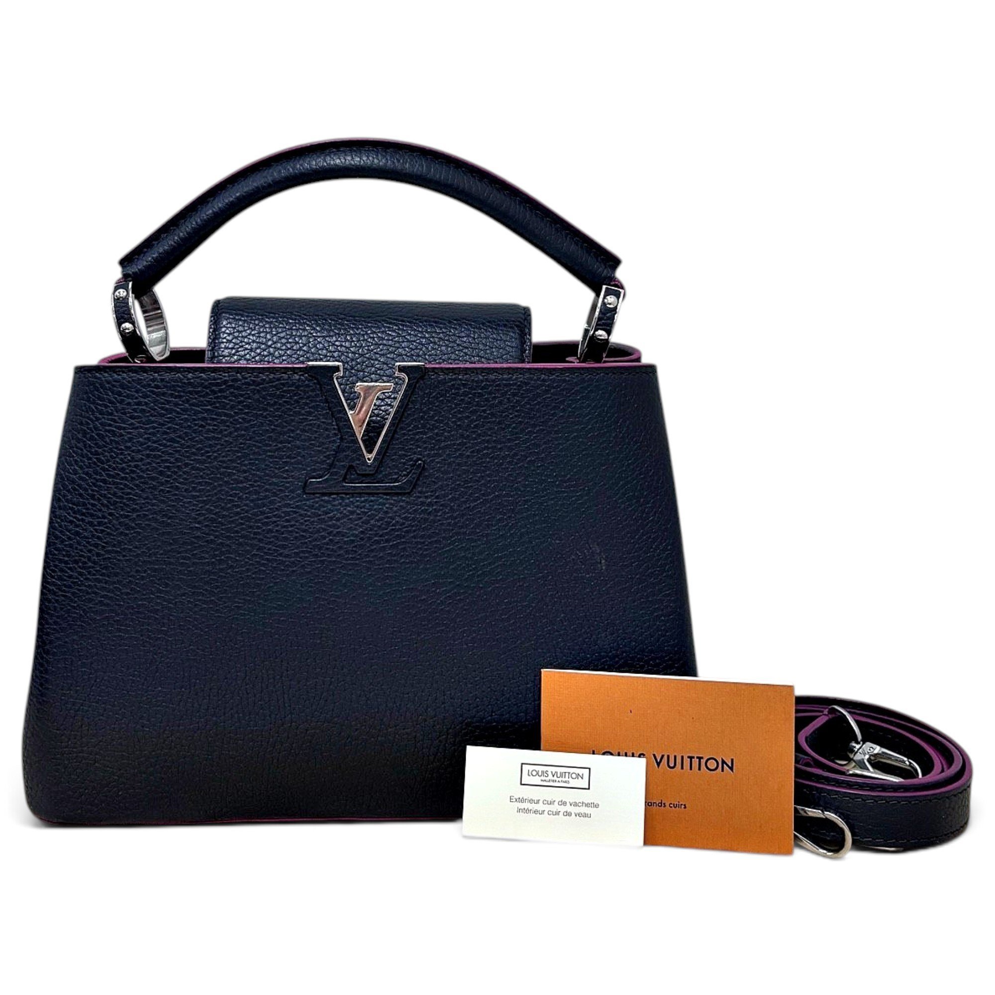 Capucines leather handbag