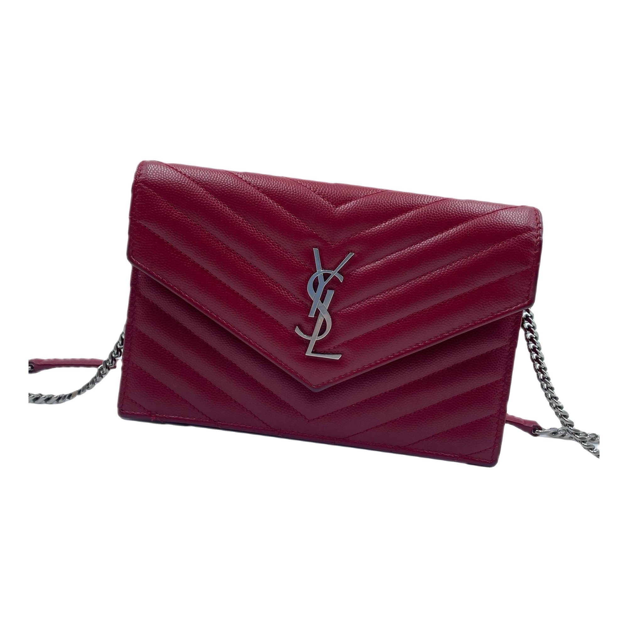 Portefeuille enveloppe leather handbag