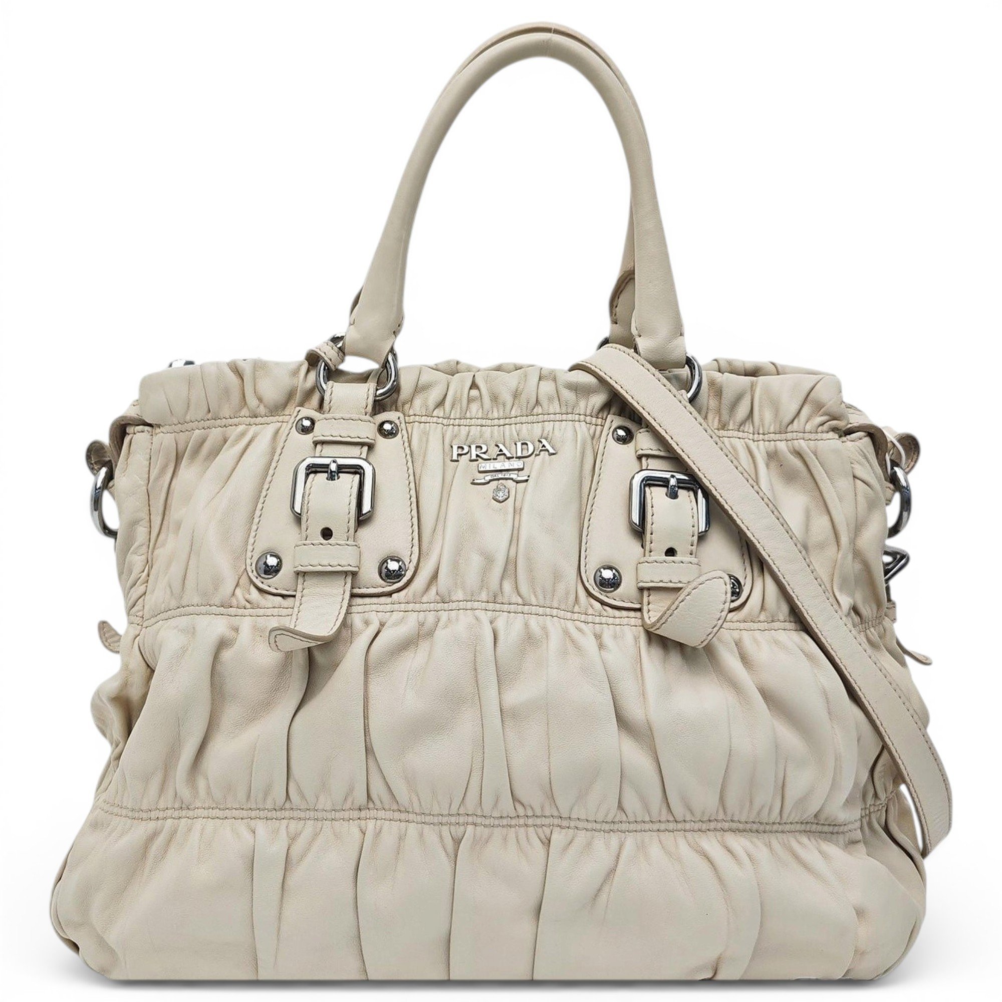 Leather handbag
