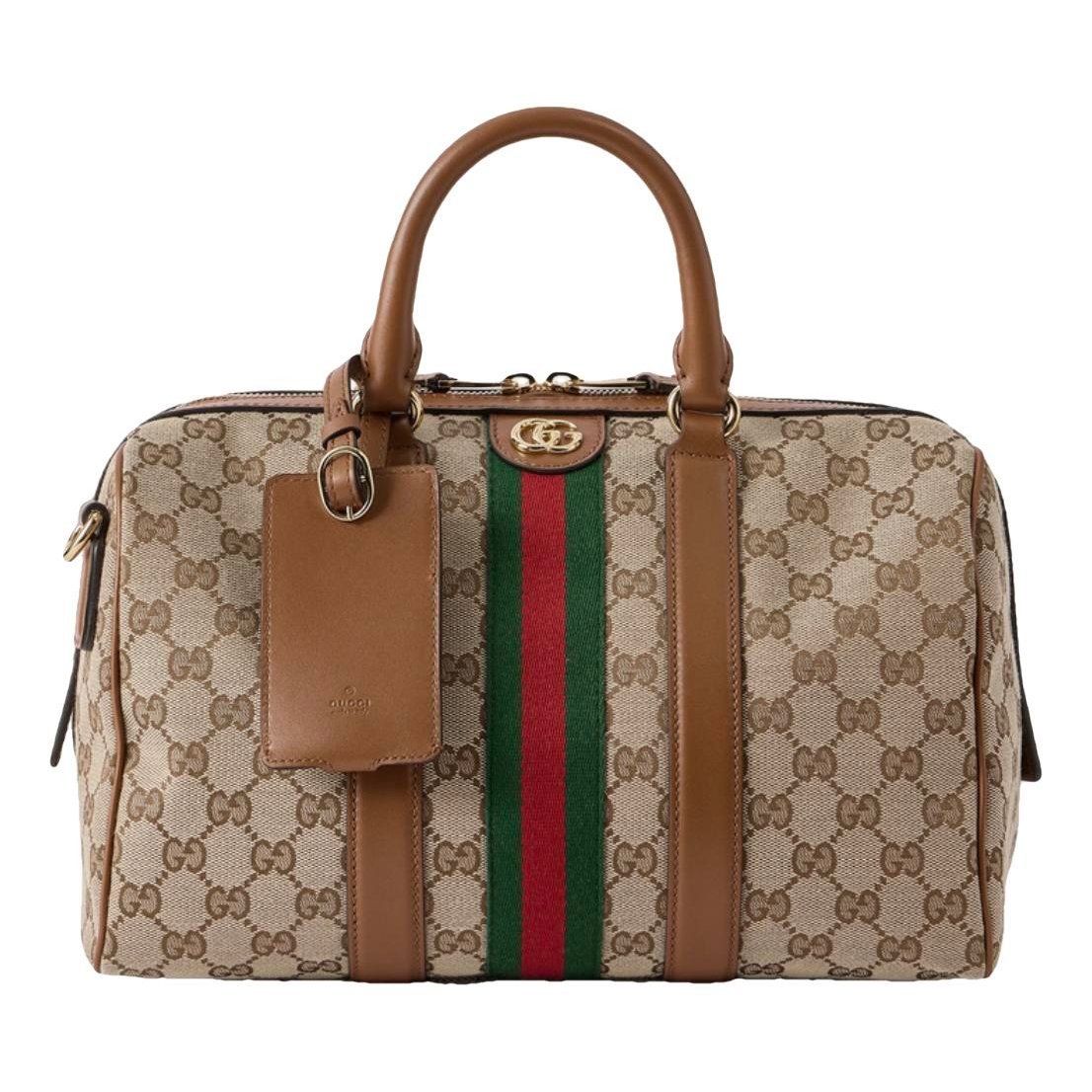 Ophidia Boston leather handbag
