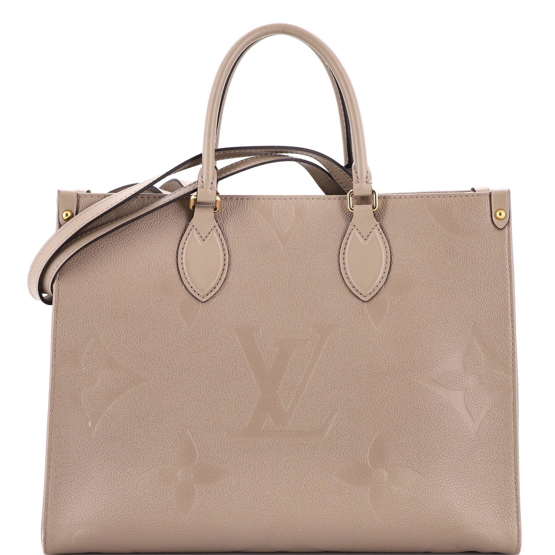 Leather tote