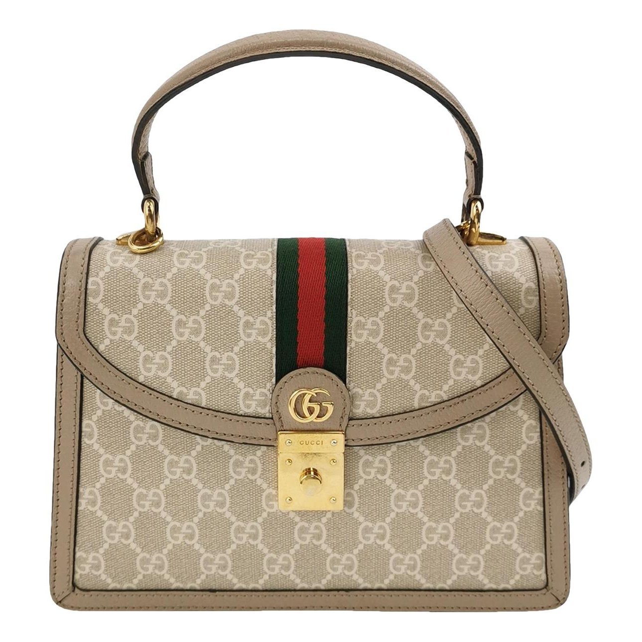 Ophidia Flap Top Handle cloth handbag