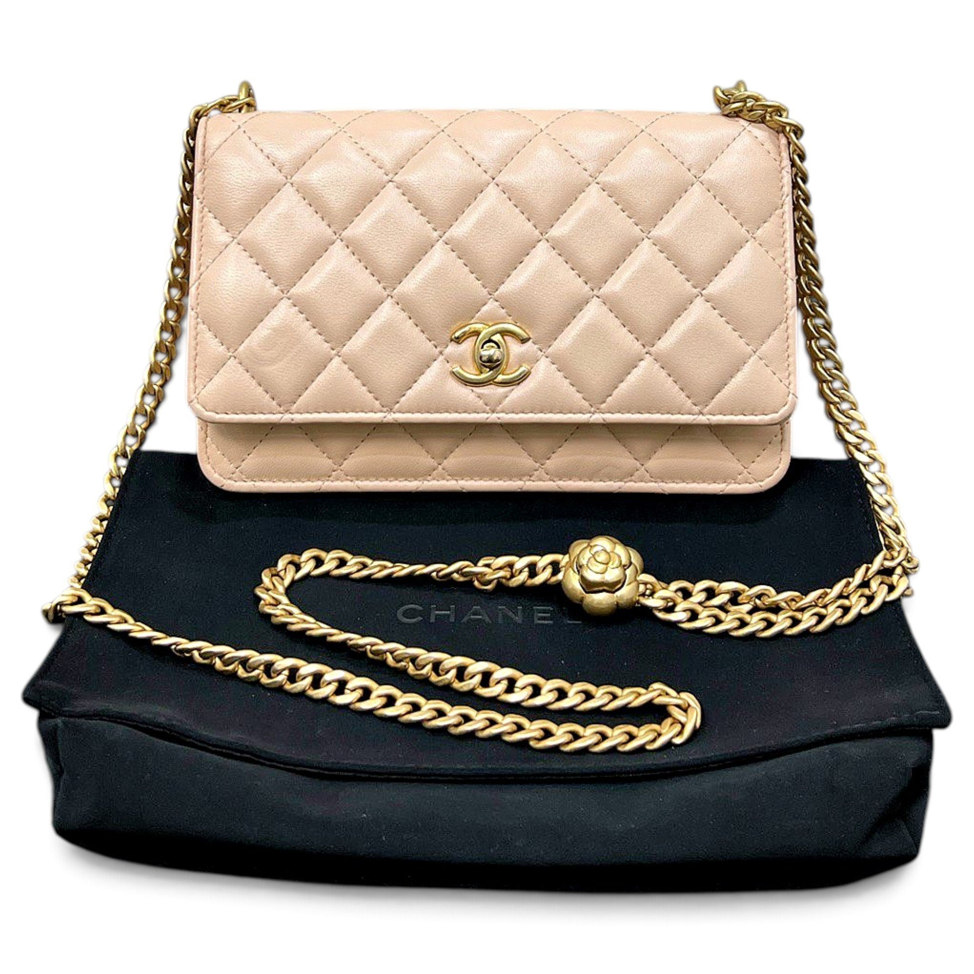 Wallet On Chain Timeless/Classique leather handbag