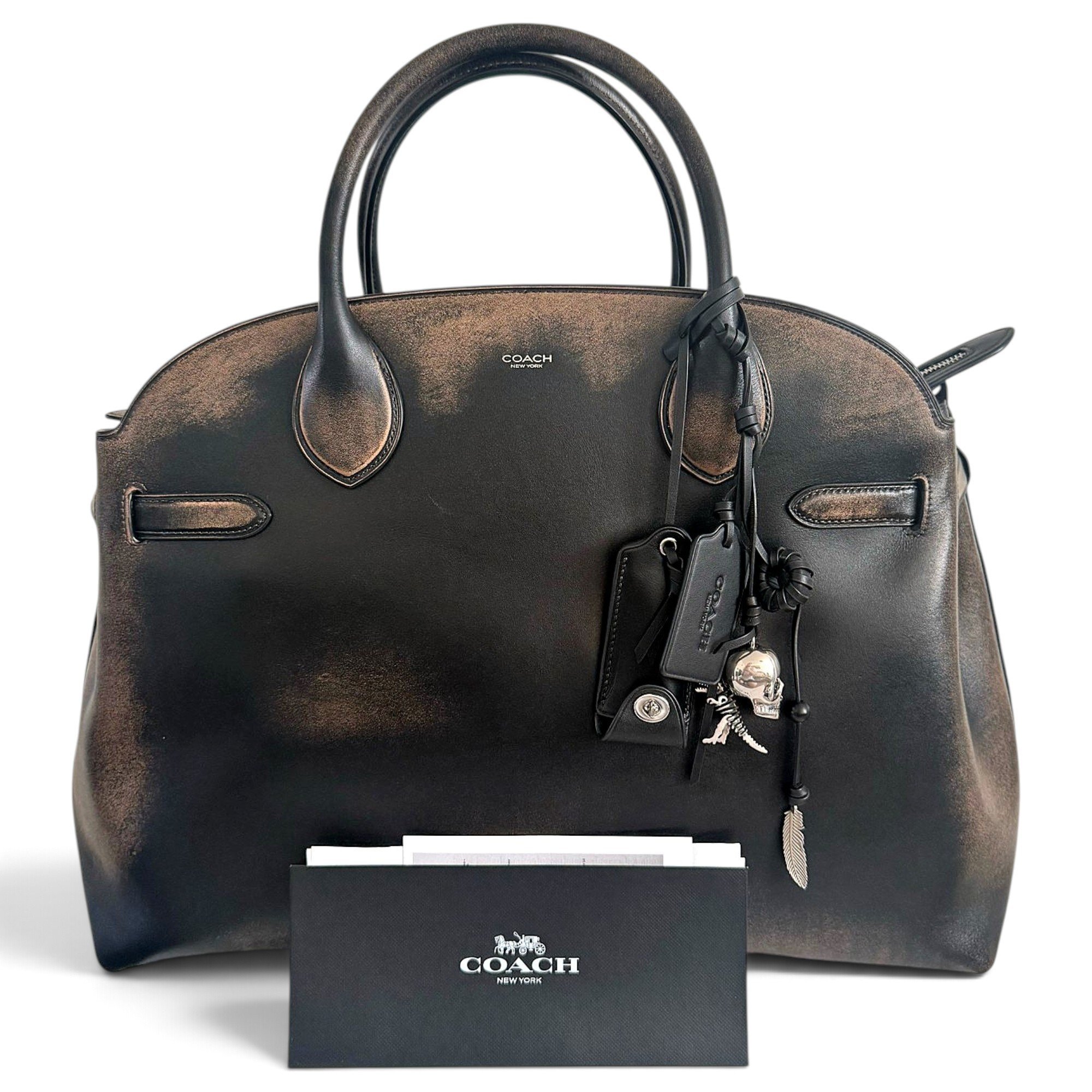 Leather handbag